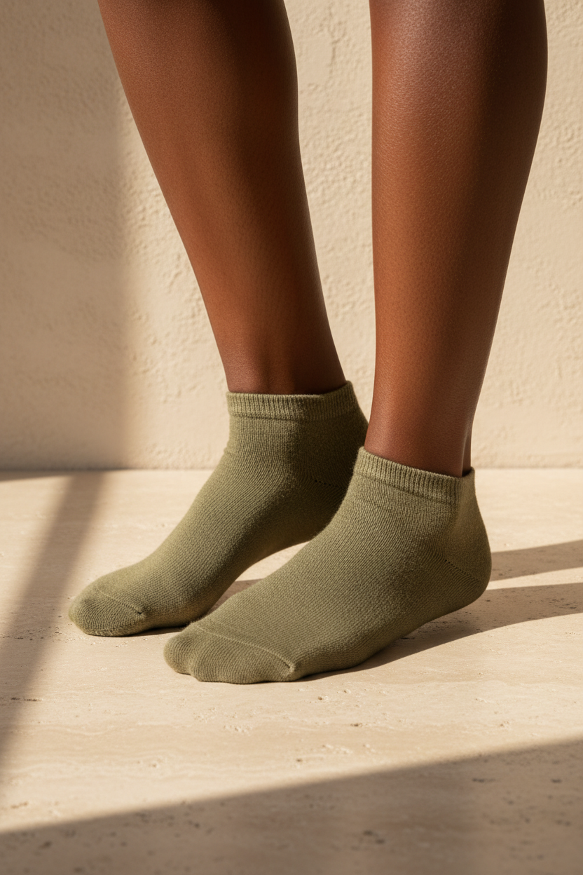 Kids Step Socks Khaki