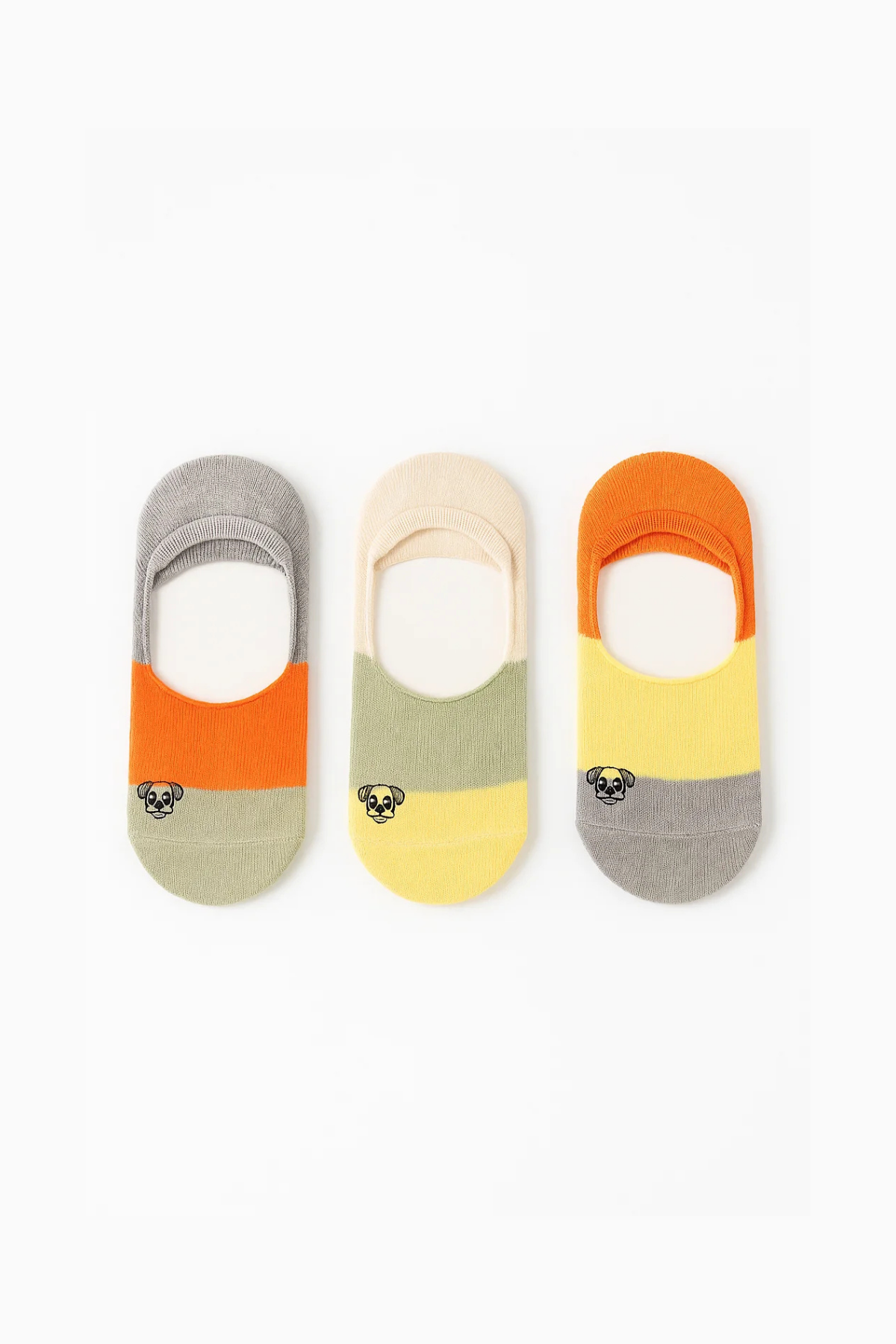Çocuk Tavşan Desenli 3'lü Görünmez Babet Çorap