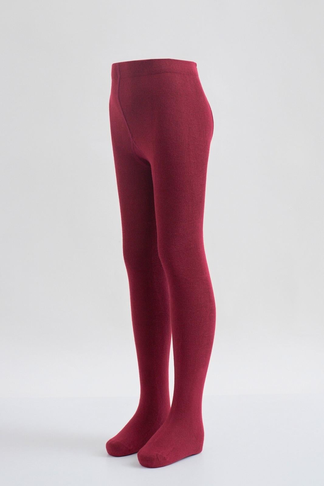 Cotton Basic Çocuk Külotlu Çorap MÜRDÜM
