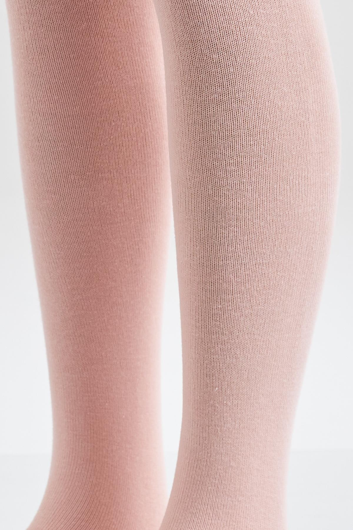 Cotton Basic iÇocuk Külotlu Çorap Açık Pembe