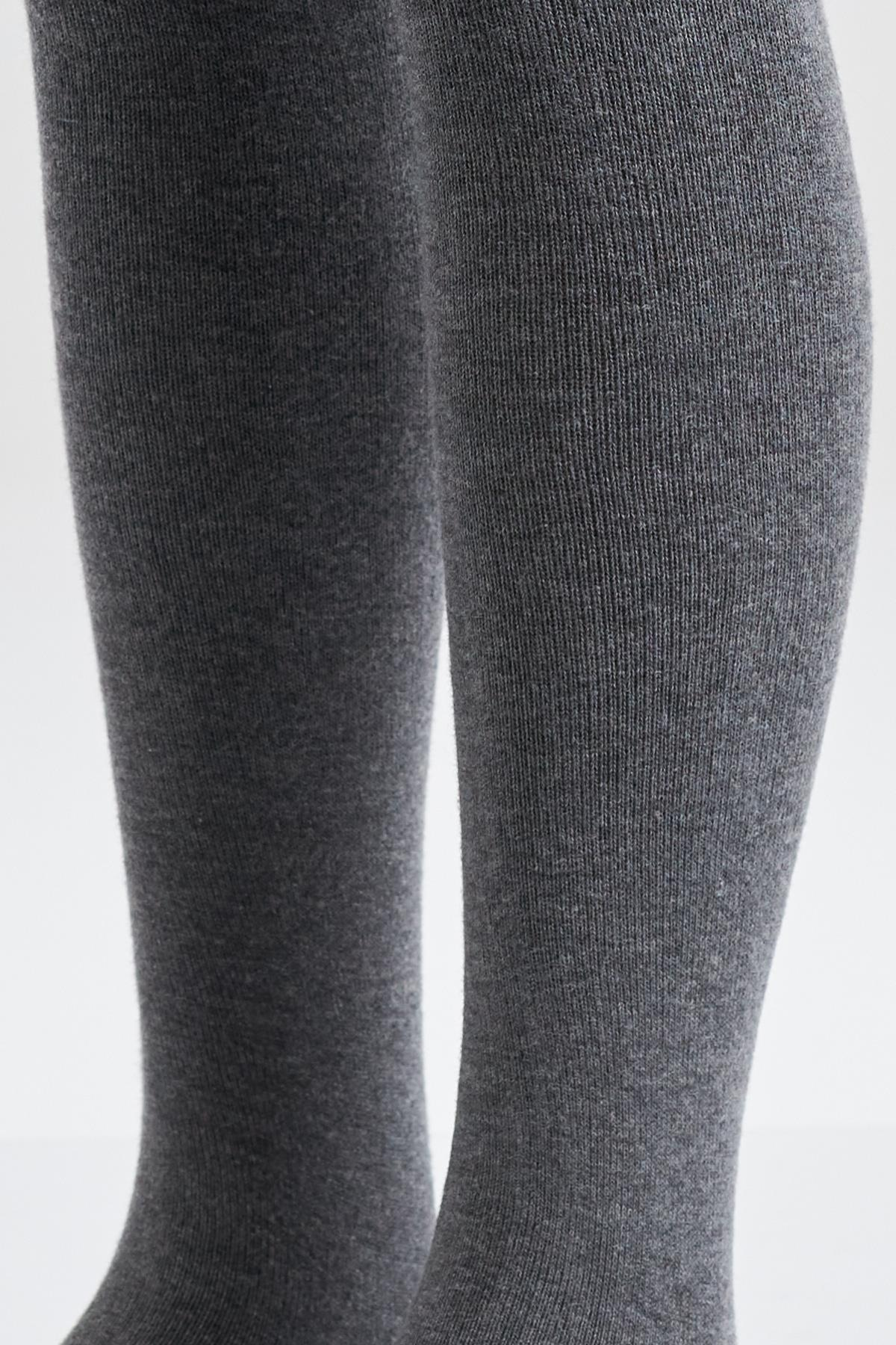 Cotton Basic iÇocuk Külotlu Çorap Antrasit