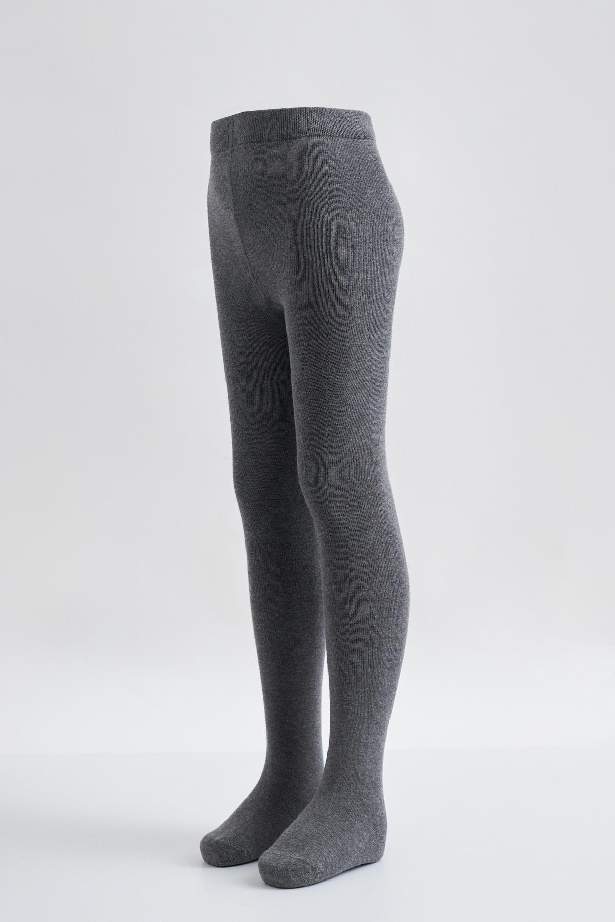 Cotton Basic iÇocuk Külotlu Çorap Antrasit
