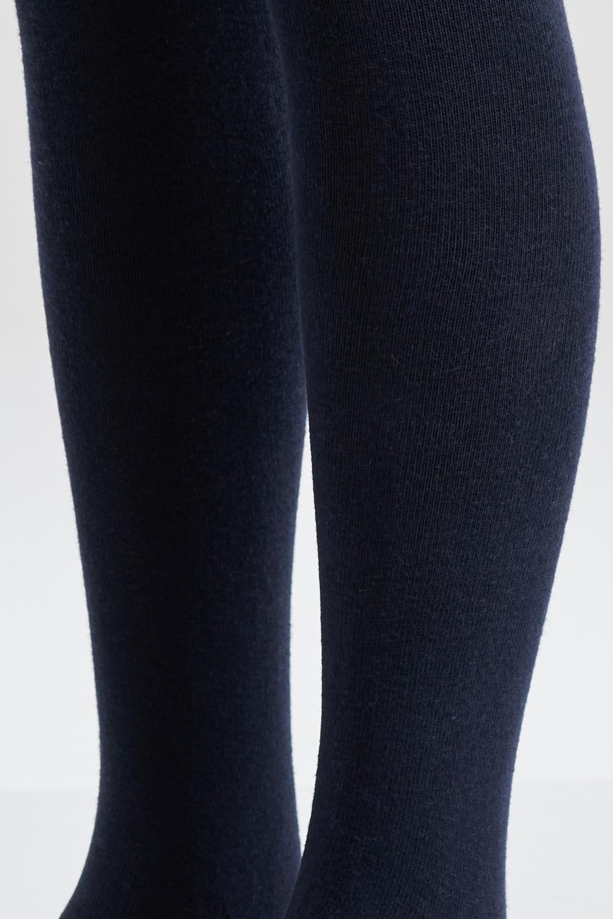 Cotton Basic iÇocuk Külotlu Çorap Lacivert