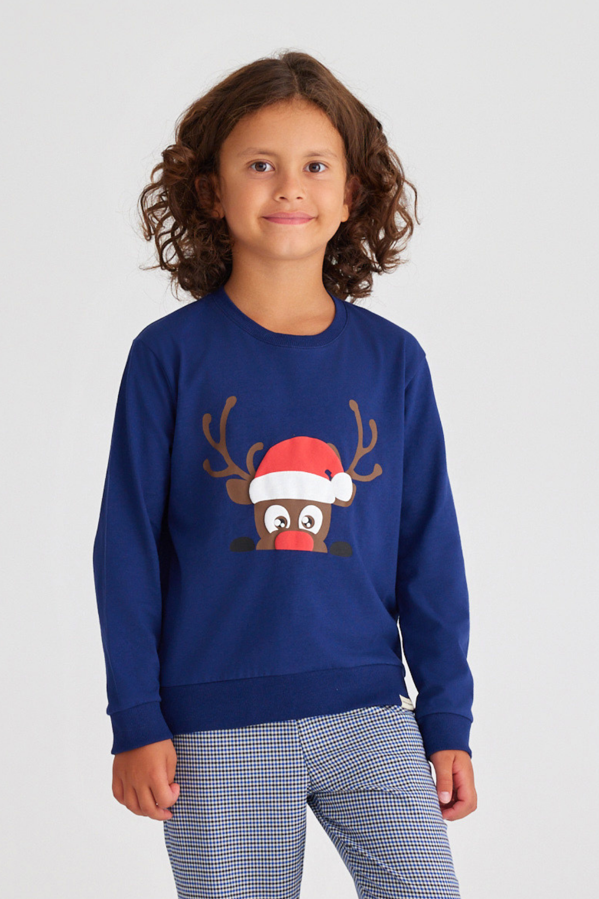 Deer Erkek Çocuk Sweatshırt Lacivert