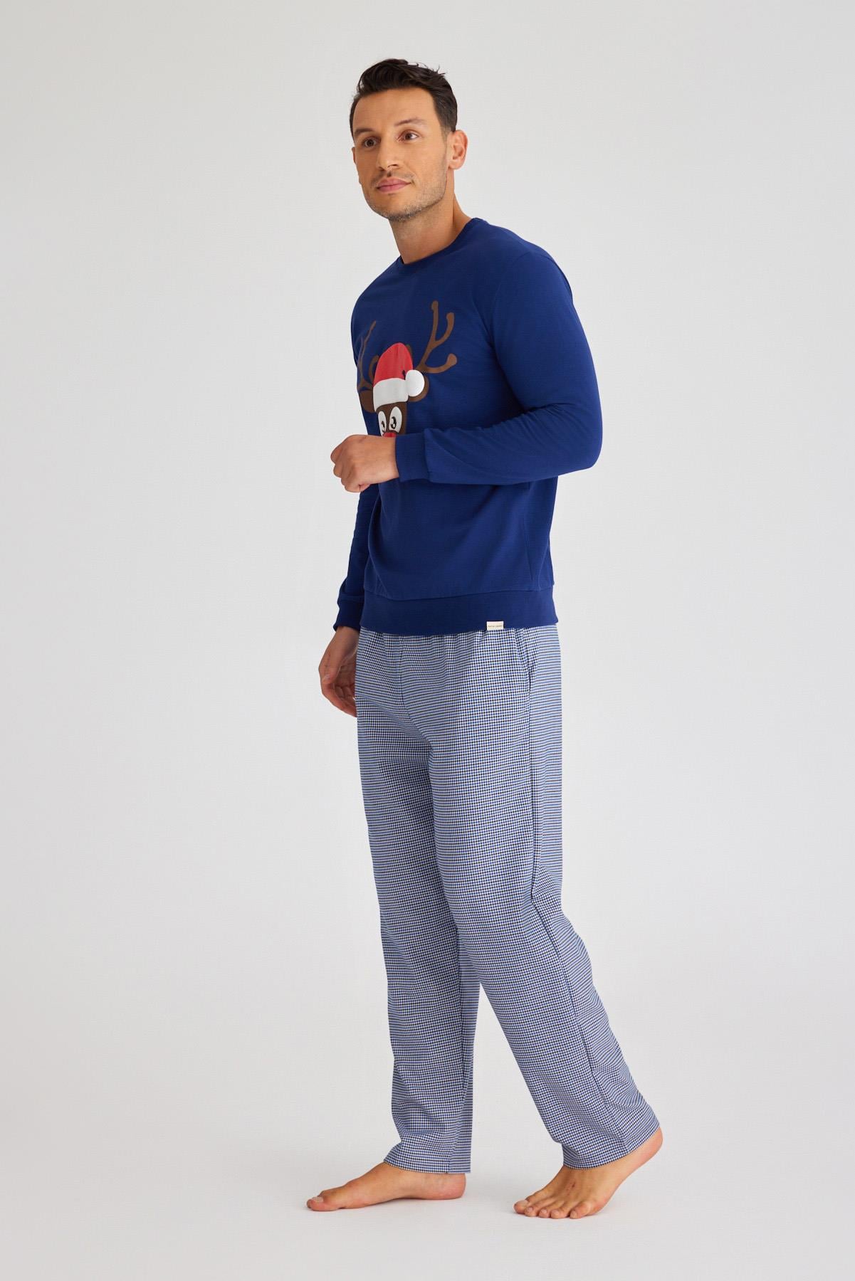 Deer Erkek Sweatshırt Lacivert