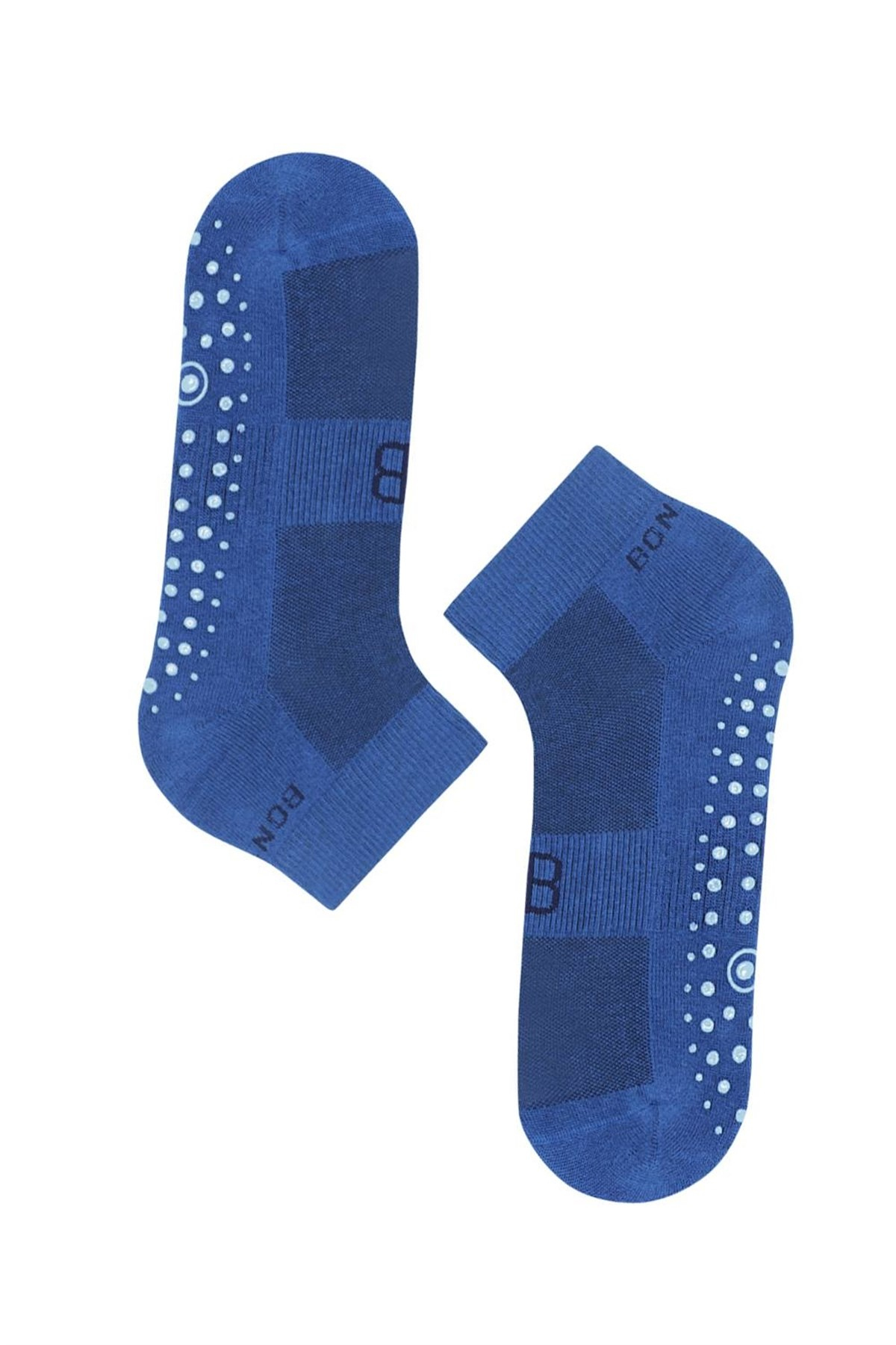 Elips Erkek Patik Basic Spor Çorap-MAVİ