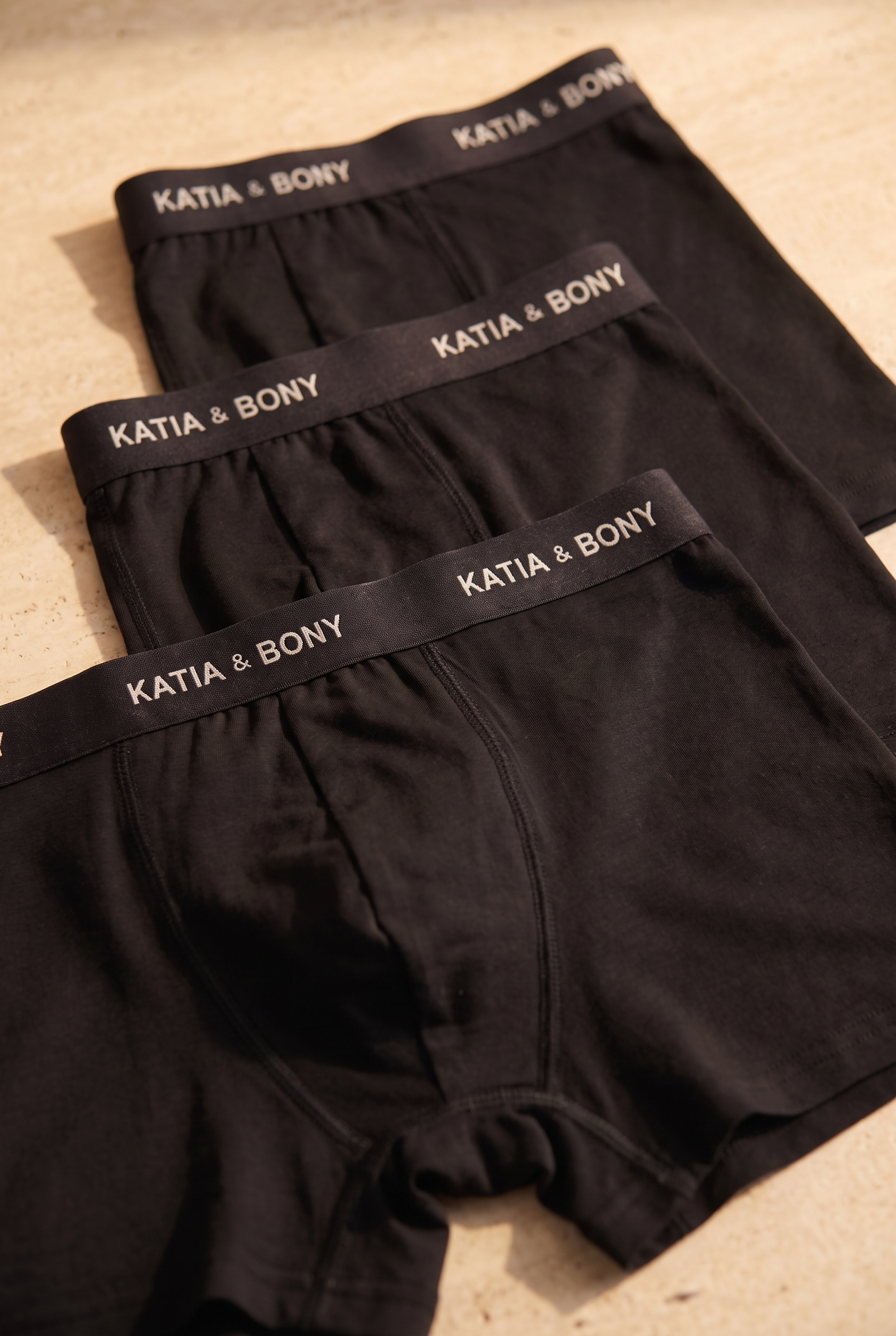 Erkek 3'lü Kutulu Basic Modal Boxer Siyah