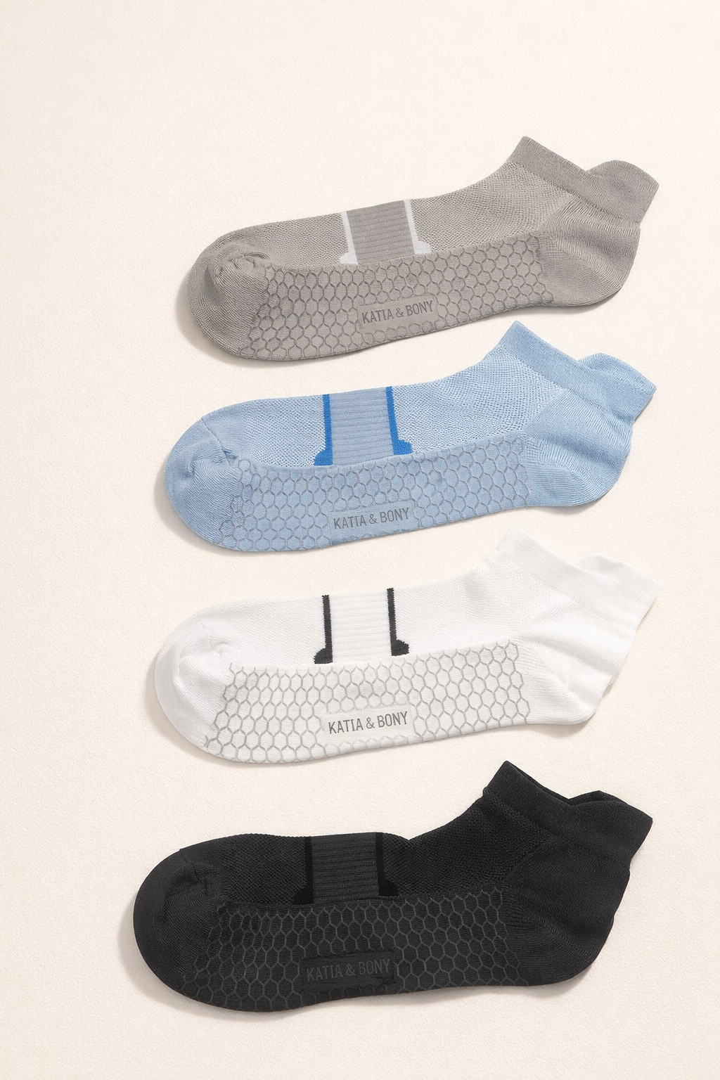 Erkek 4'lü Desenli Step Çorap