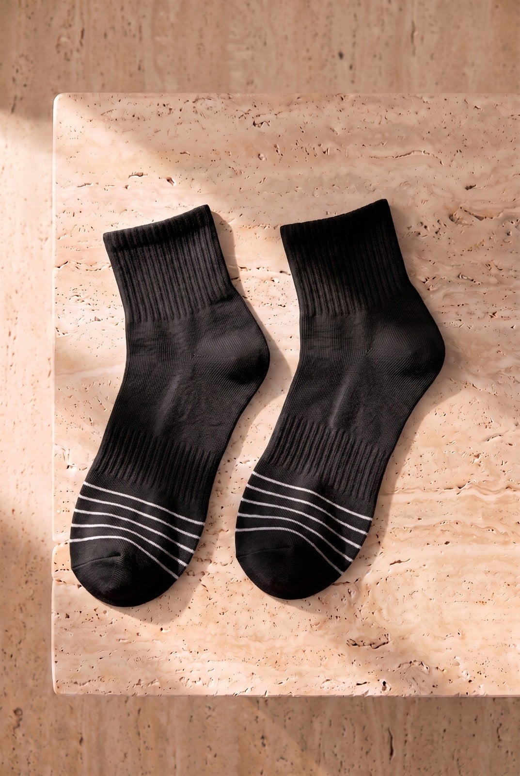 Erkek Çizgili 5'li Paket Step Çorap