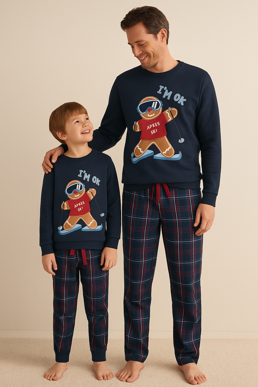 Erkek Çocuk Breadman Pantolon Pijama Altı Lacivert