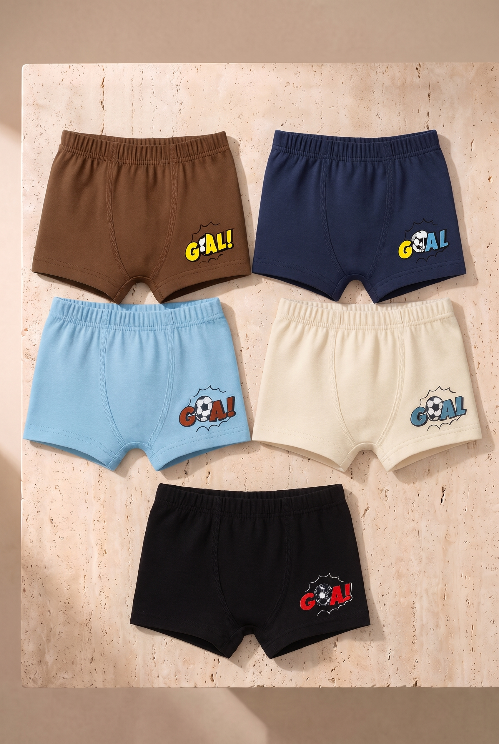 Erkek Çocuk Goal 5'li Boxer