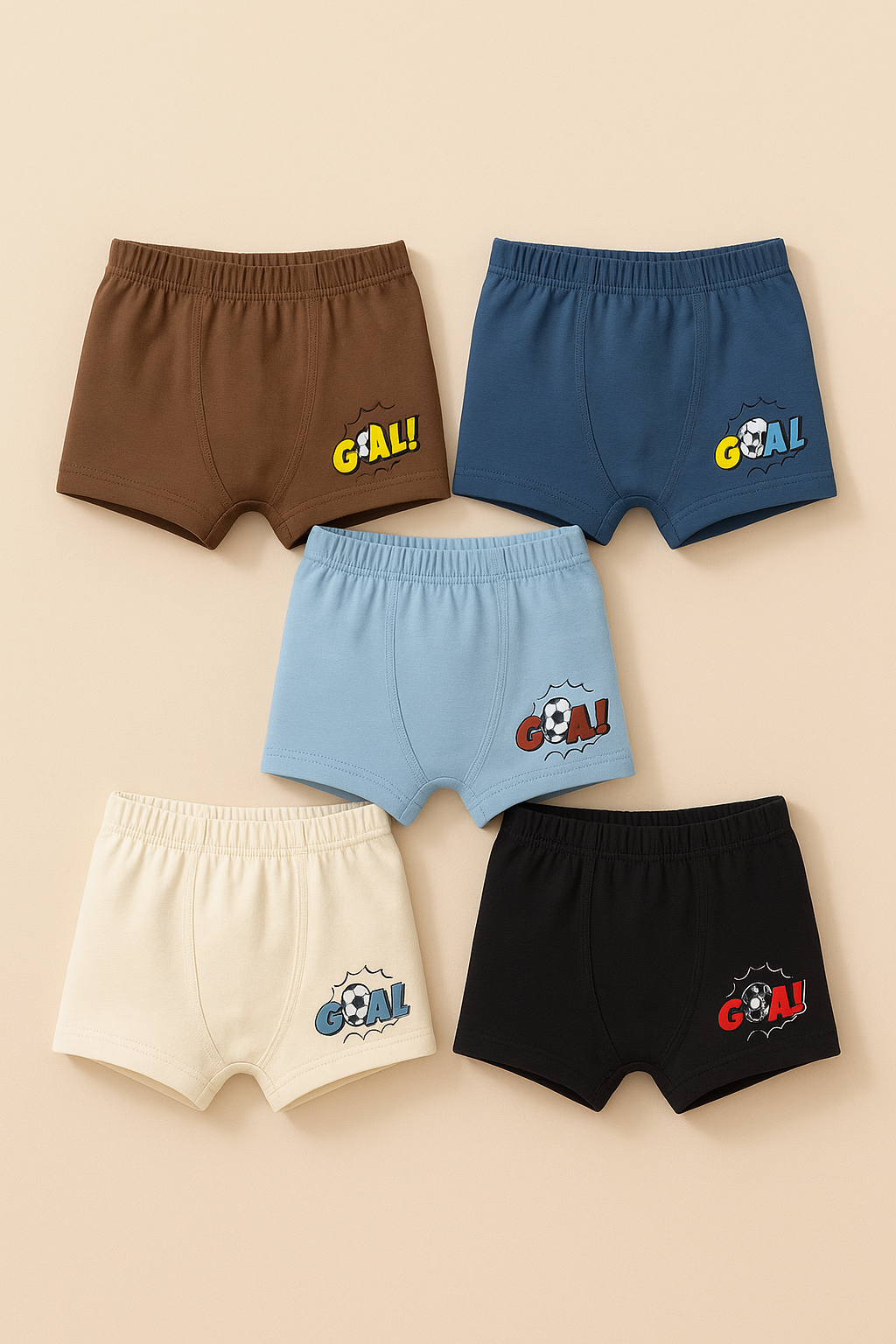 Erkek Çocuk Goal 5'li Boxer