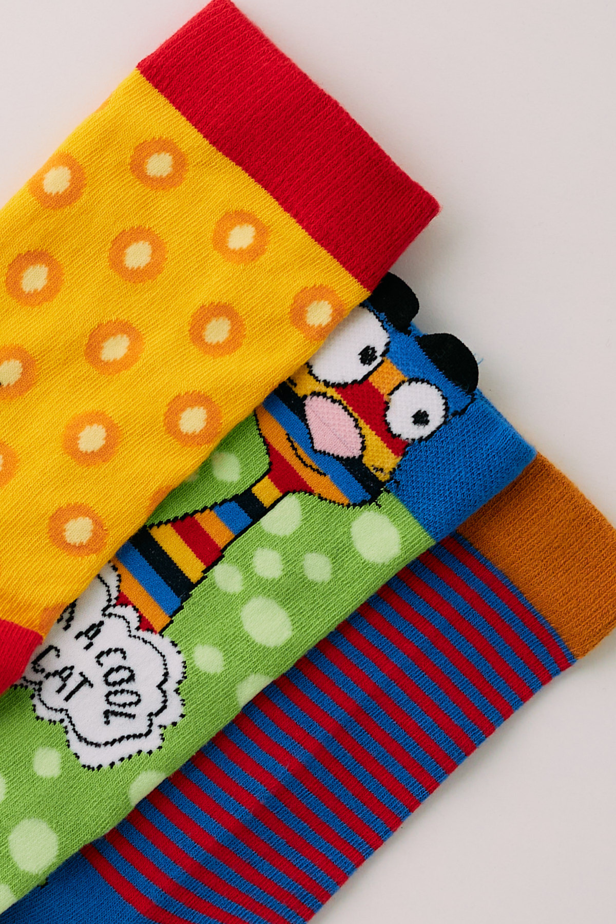 Erkek Çocuk Horoz Desenli 3'lü Kutulu Soket Çorap