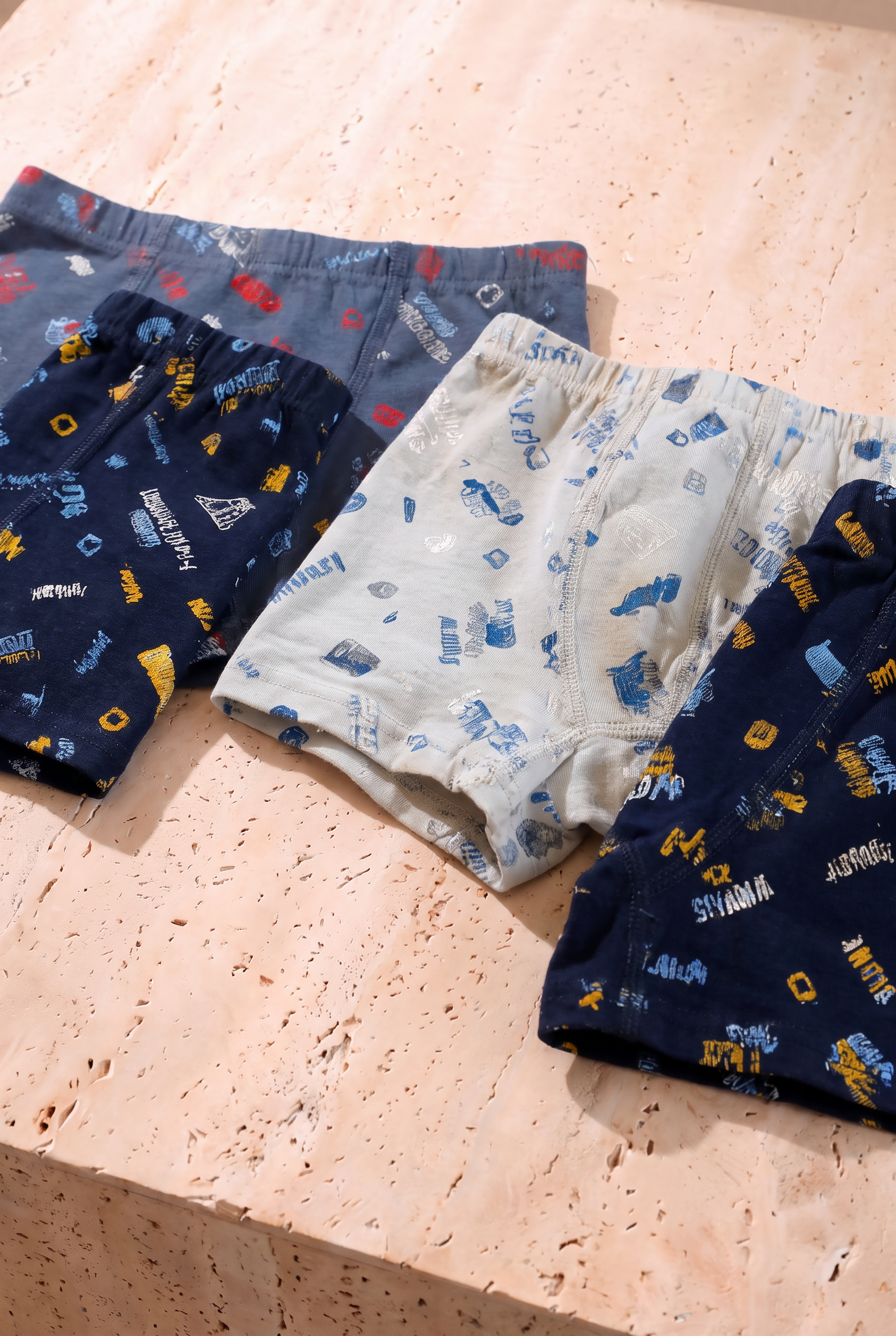 12503G1041 5PCK YAZILI ERKEK ÇOCUK BOXER - 2903 ÇOK RENKLİ