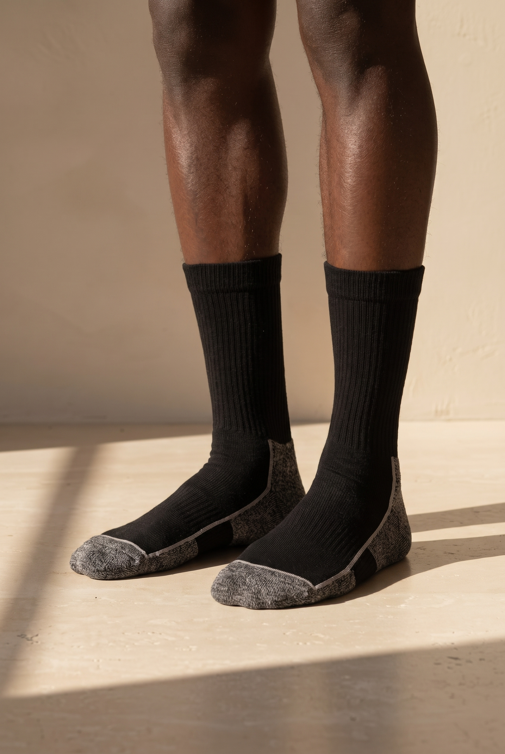 Men's Jacquard Socks Black