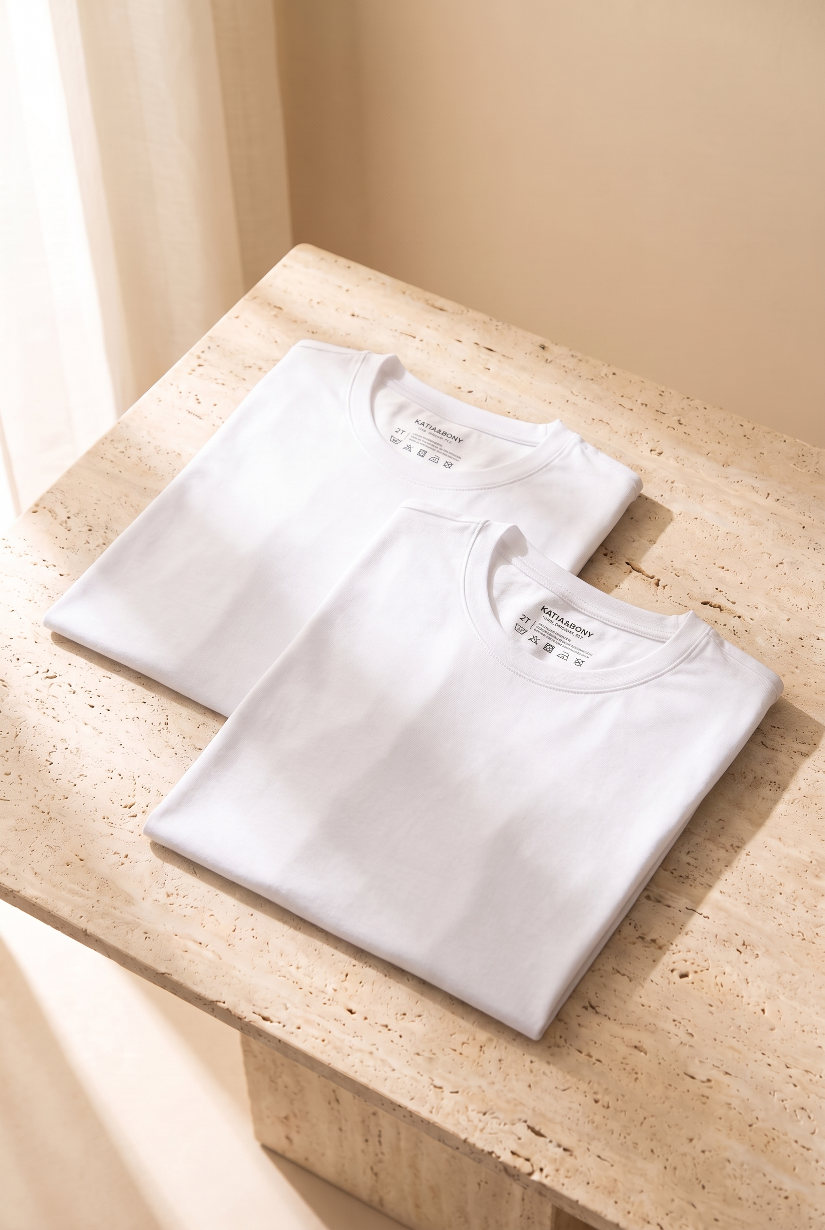 22603M4003 2PCK BASIC KUTULU MODAL O YAKA ERKEK TSHIRT WHITE