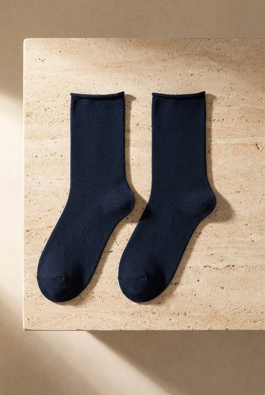 22501M4012 NEW HAROLD BAMBOO COMFORT ERKEK SOKET ÇORAP Navy