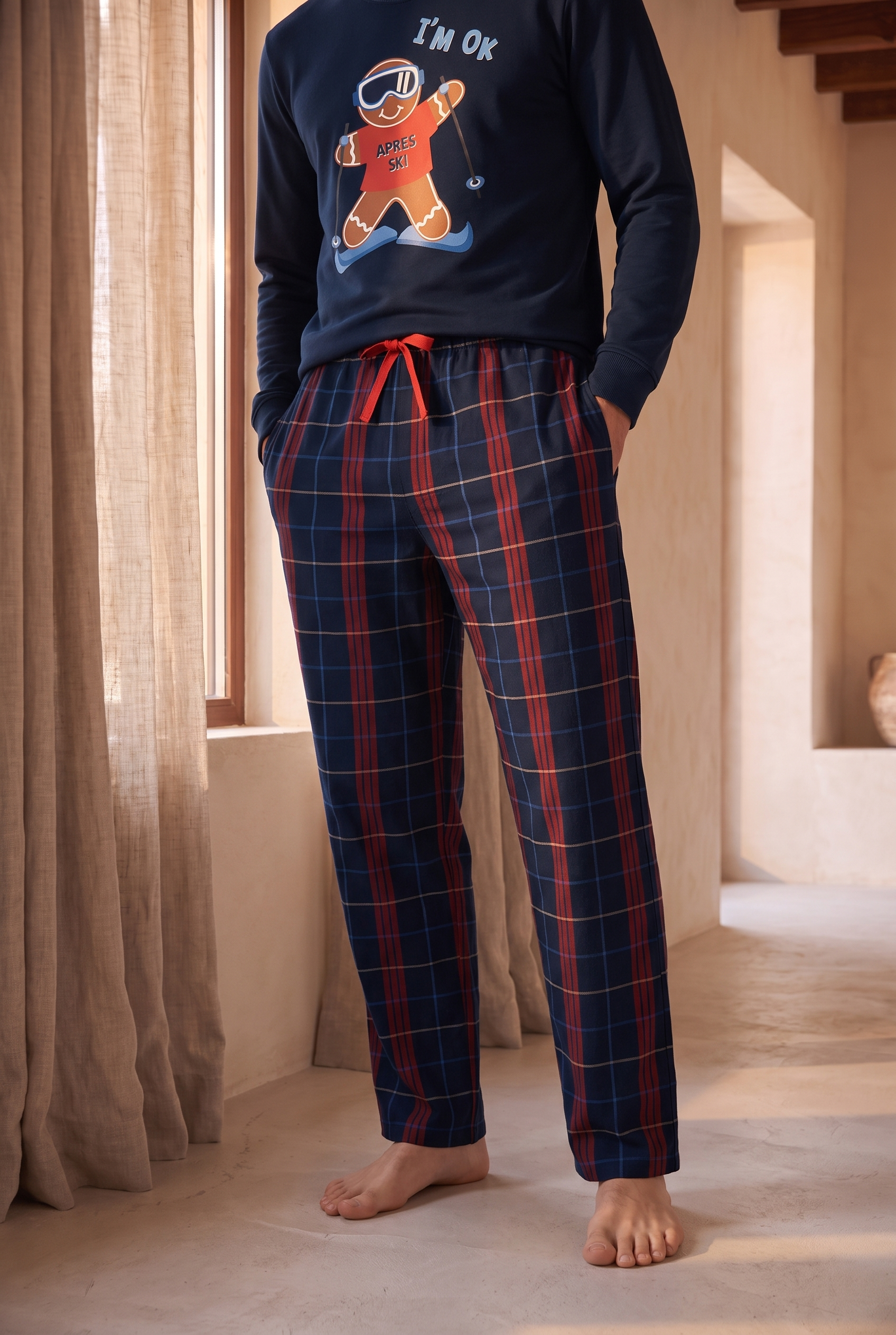 22512M4007 XMASS BREADMAN ERKEK YILBAŞI PANTOLON Navy