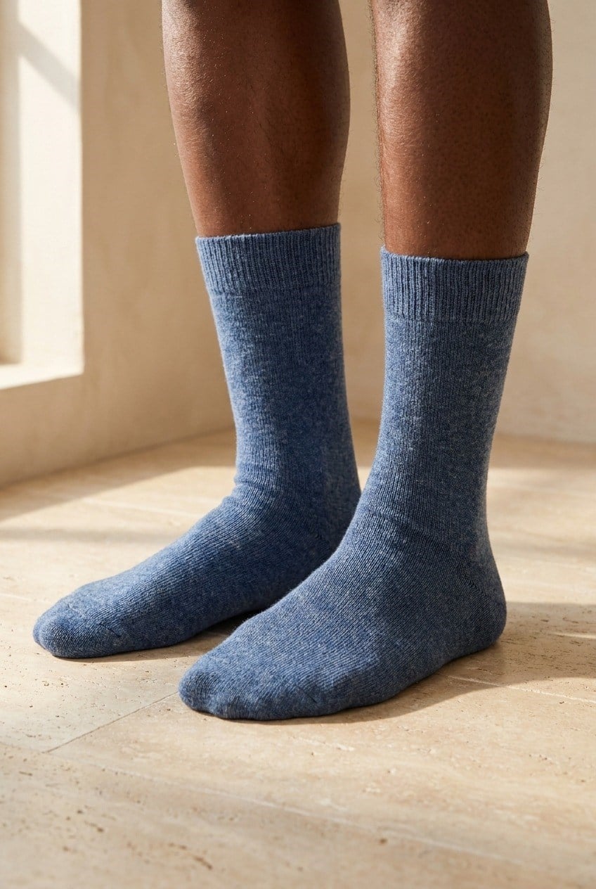 Men's Socket Socks Navy Blue