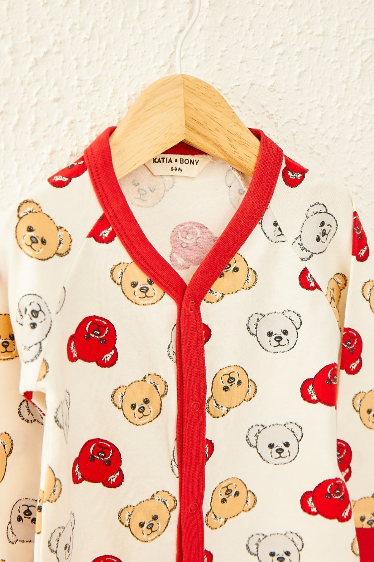Frıend Bear Bebek Tulum-Desenli