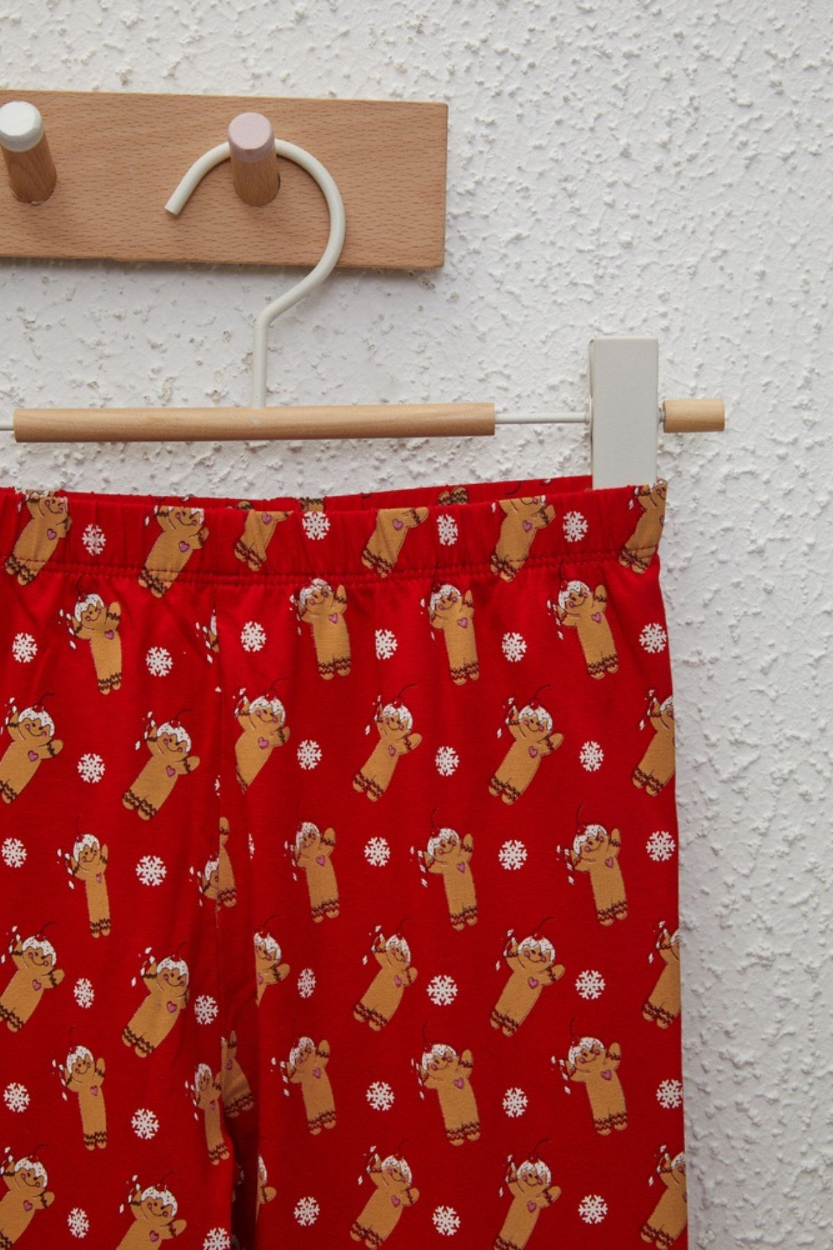 Ginder Breadman Çocuk Pijama Takımı-Kırmızı