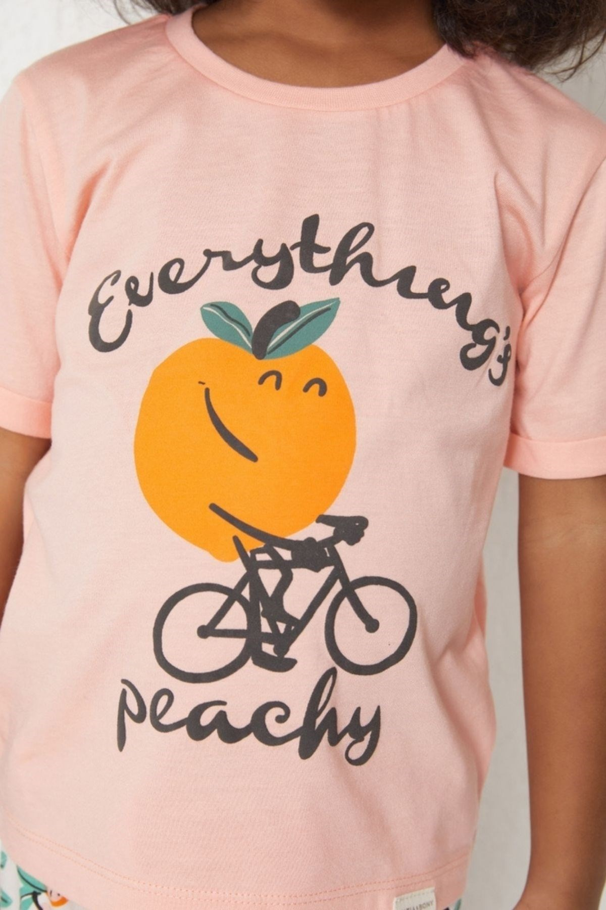 GOOD THINGS ŞEFTALİ  KIZ ÇOCUK PİJAMA TK.-PEACH