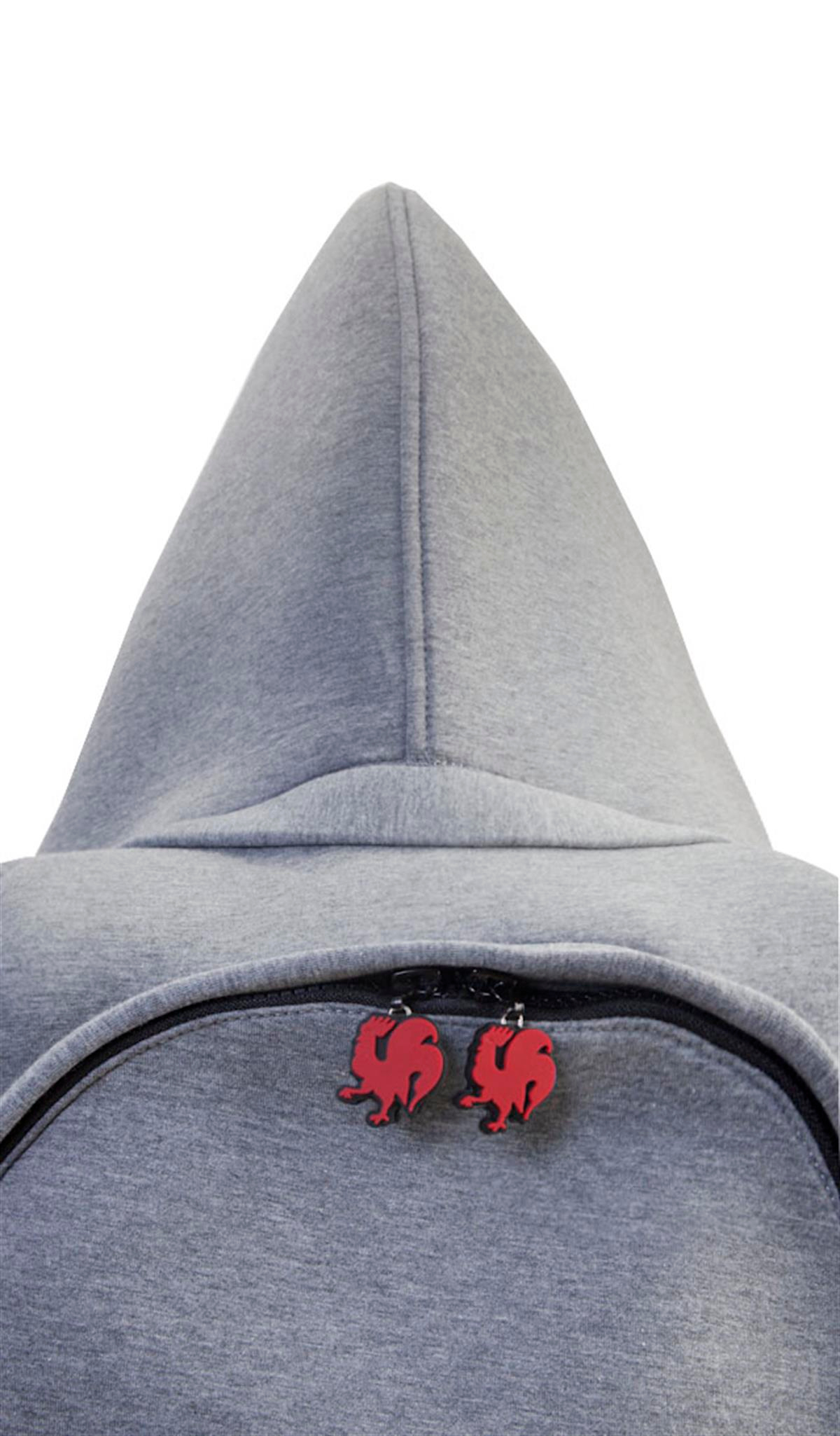 Grey Basic Sırt Çantası KIRMIZI