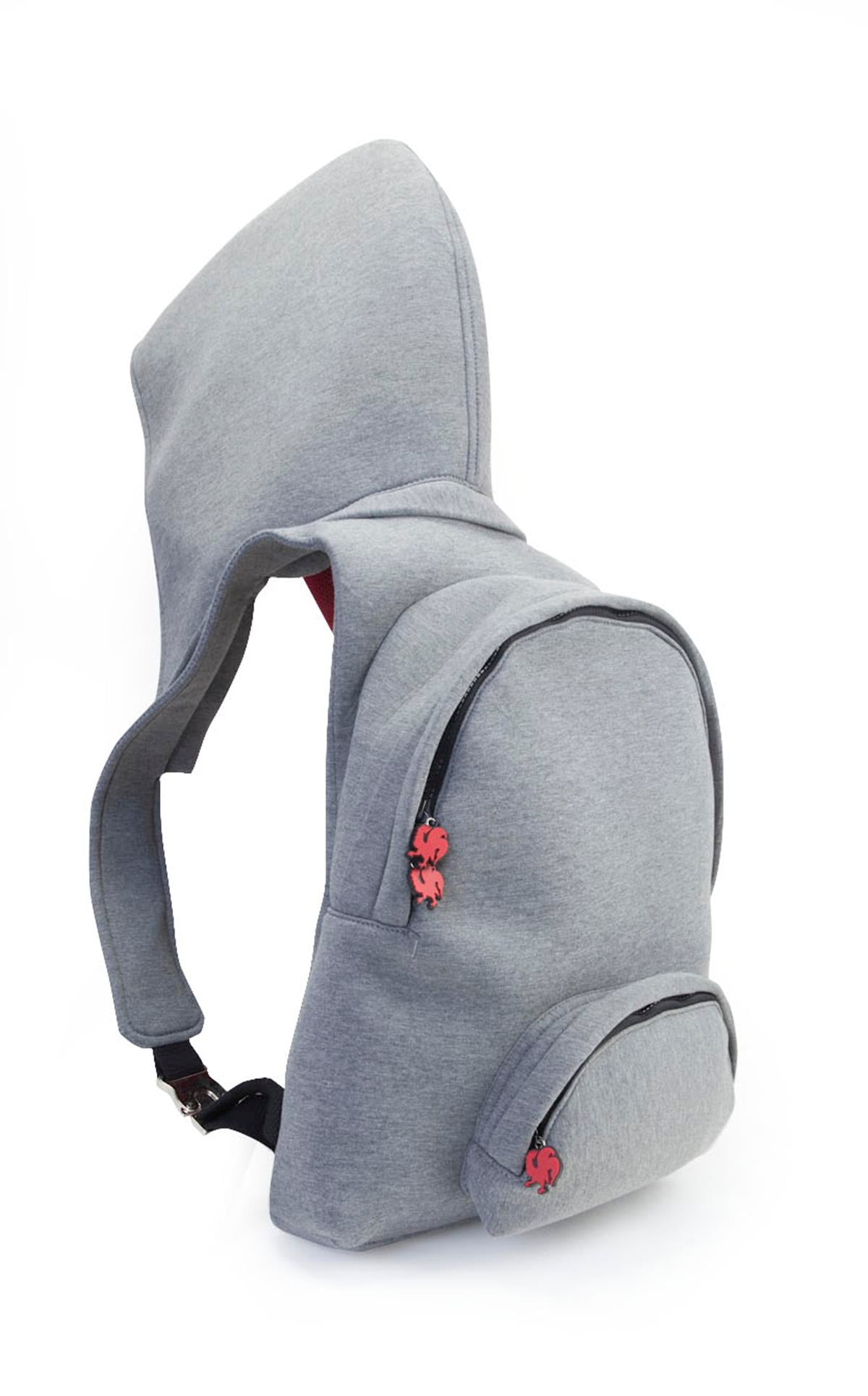 Grey Basic Sırt Çantası KIRMIZI