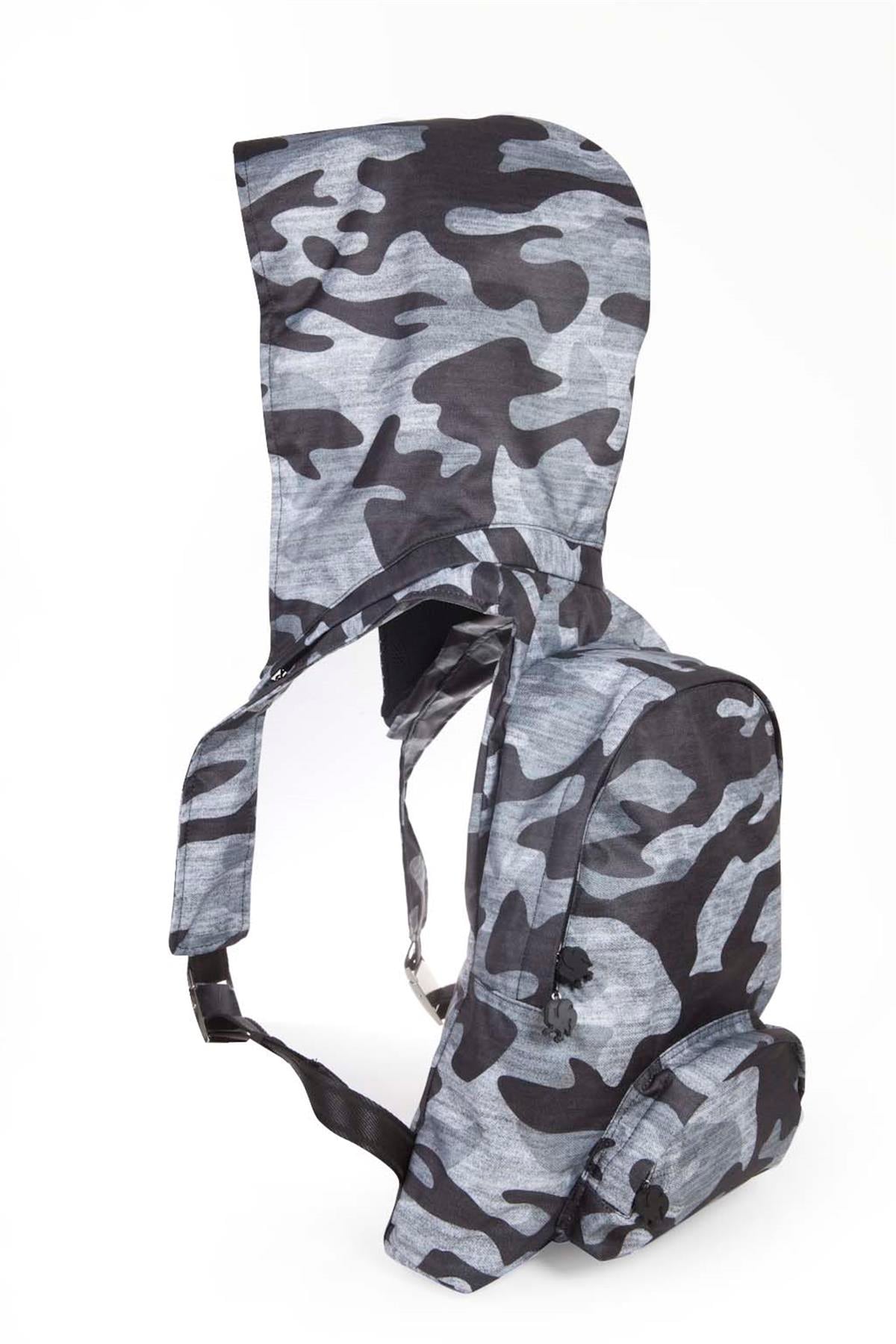 Grey Camouflage Sırt Çantası Gri