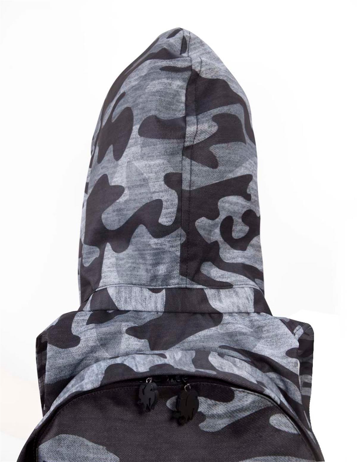 Grey Camouflage Sırt Çantası Gri