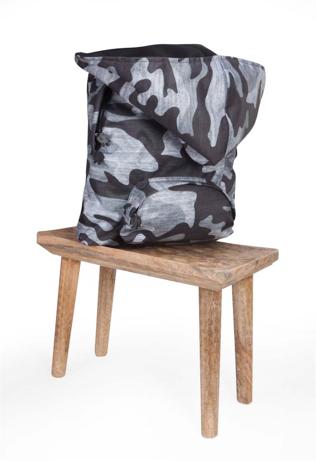 Grey Camouflage Sırt Çantası Gri
