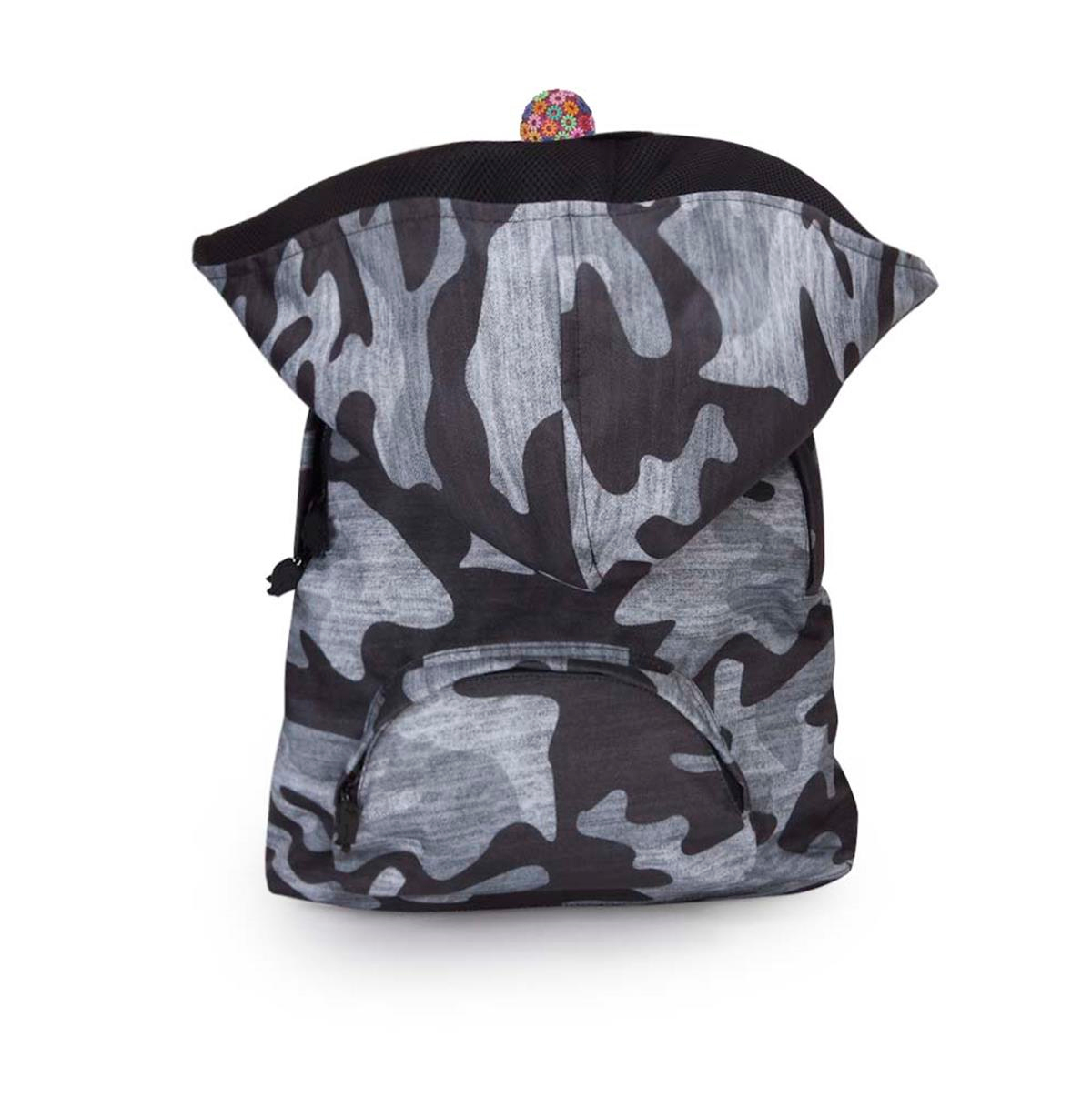 Grey Camouflage Sırt Çantası Gri