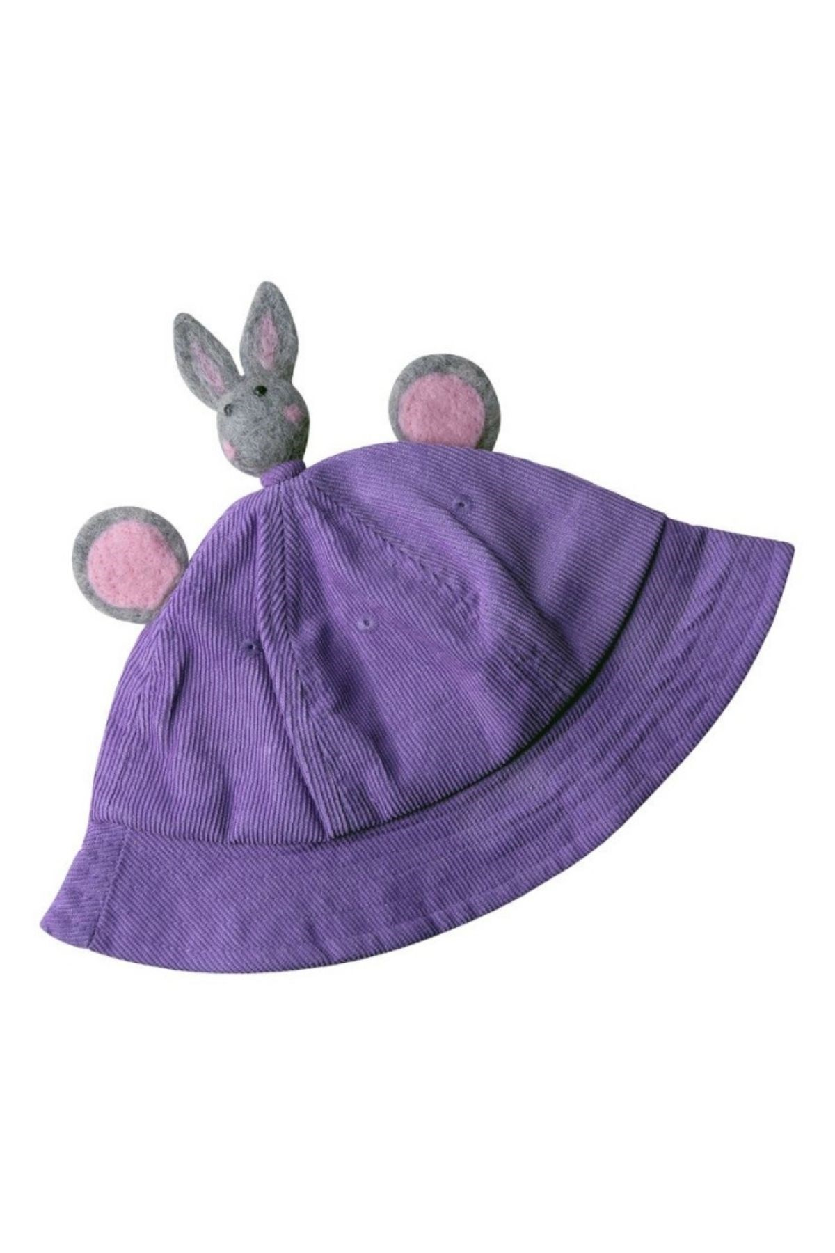 Hello Rabbit Çocuk Şapka-PURPLE
