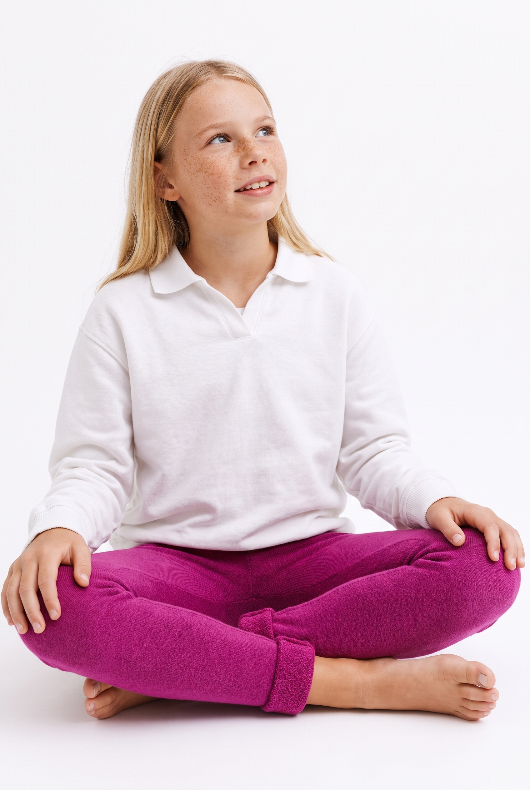 Children's Tights With Towel Inside, Light Claret Red