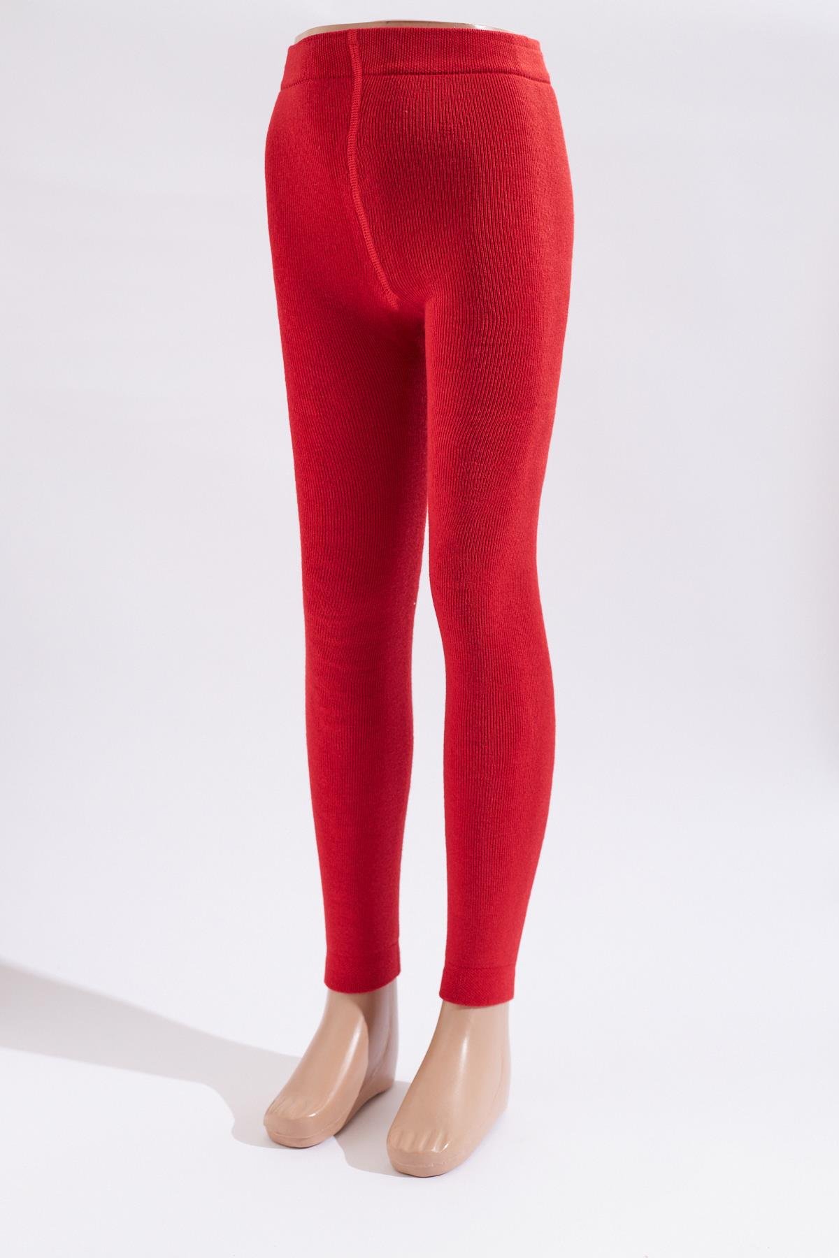 İçi Havlu Çocuk Tayt Kırmızı PEPPER