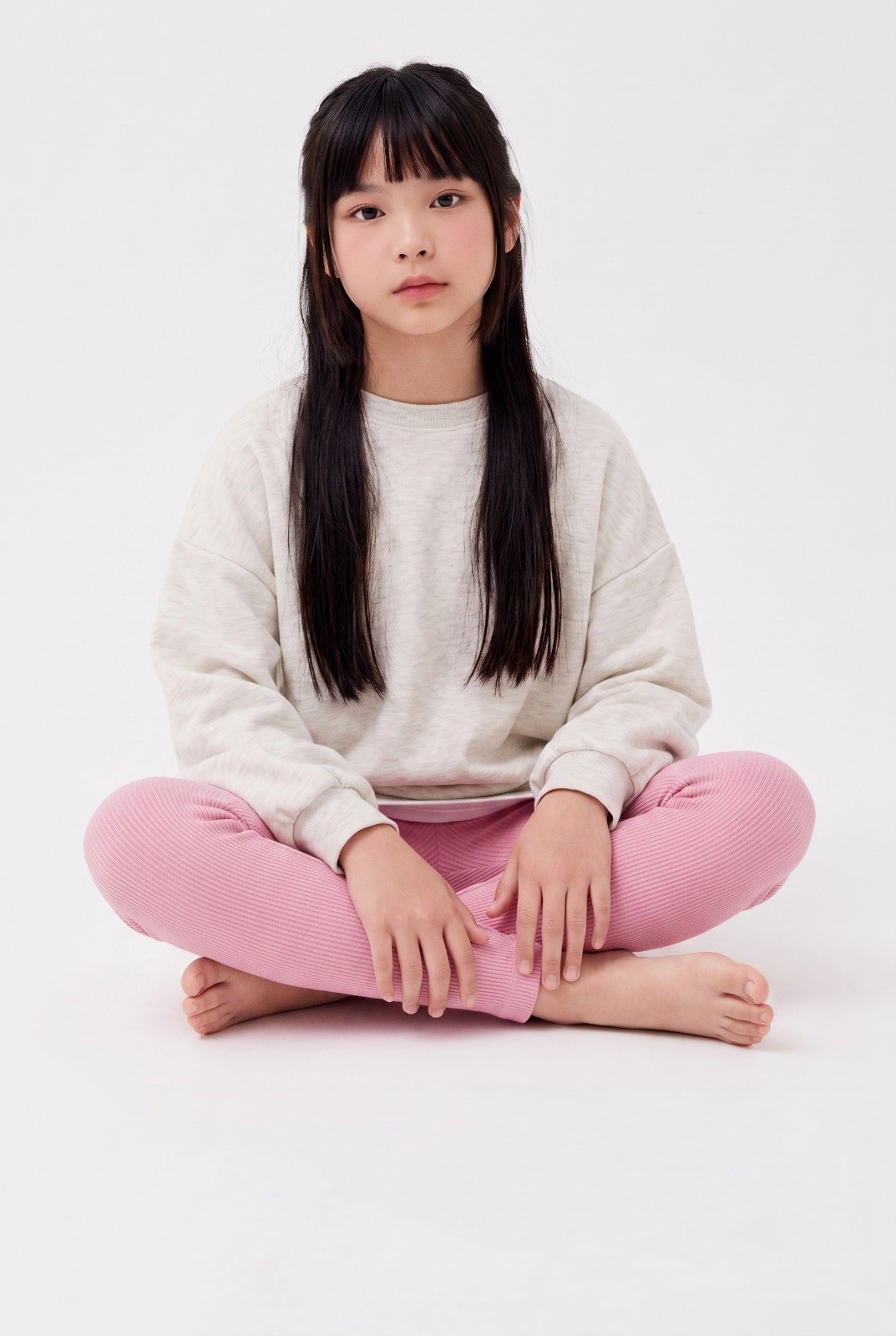 Children's Tights With Towel Inside Dark Pink