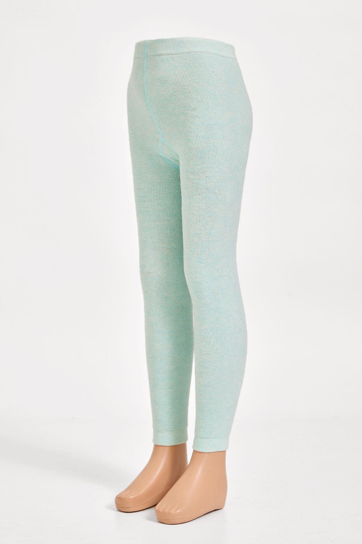 İçi Havlu Çocuk Tayt Yeşil