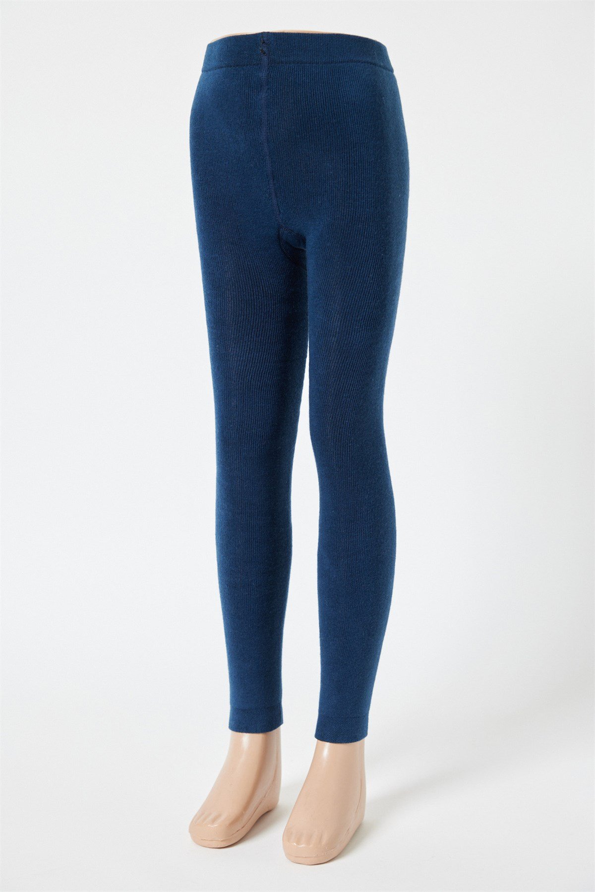 İçi Havlu Tayt Lacivert