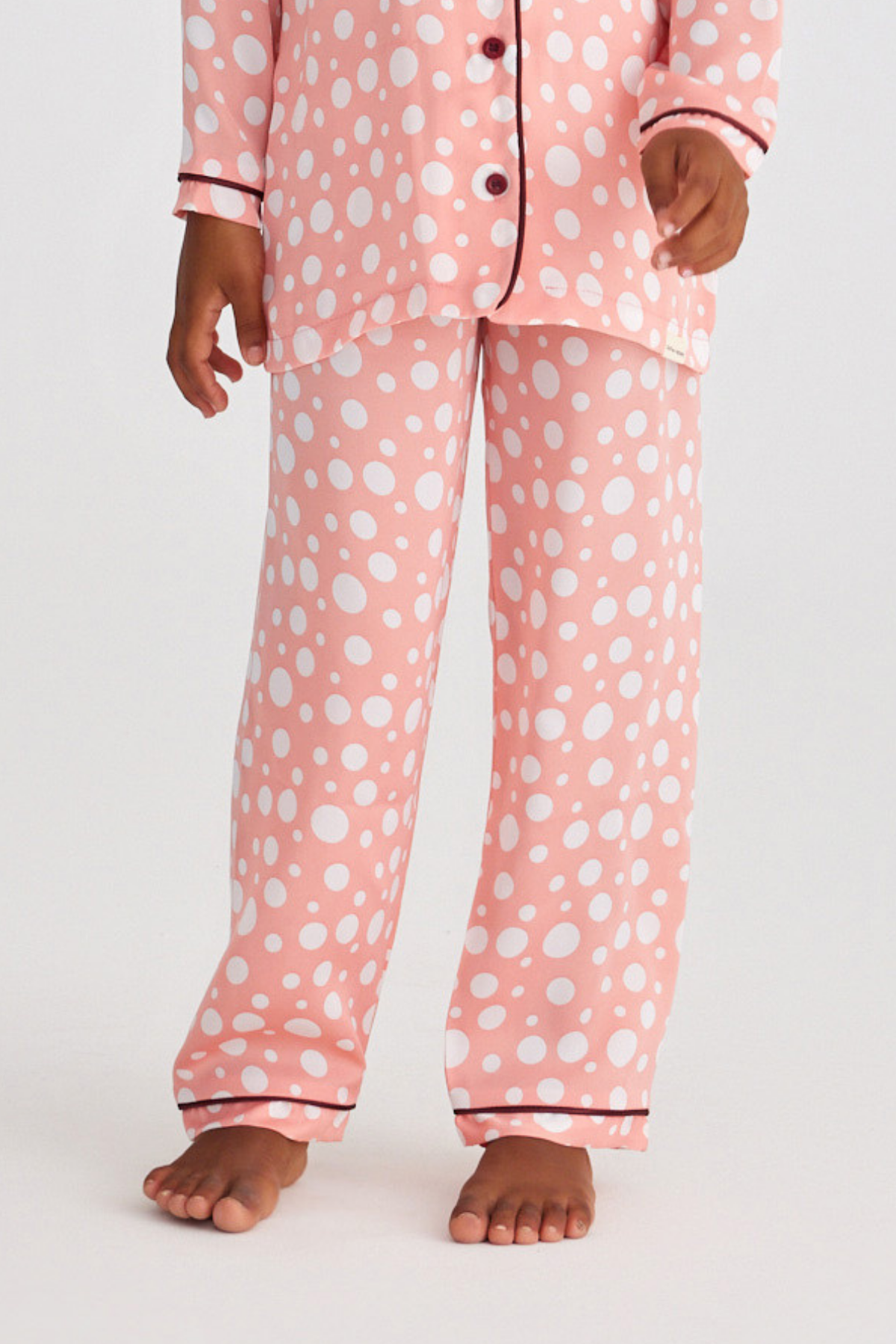 Infınıty Dots Kız Çocuk Saten Alt Gül Pembe
