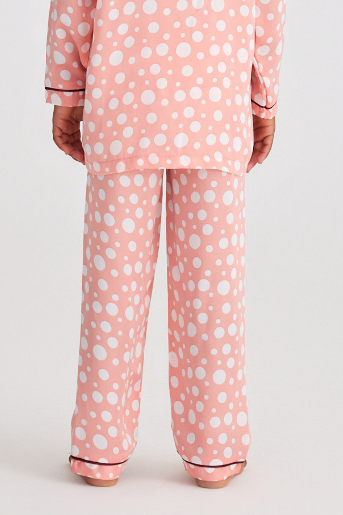 Infınıty Dots Kız Çocuk Saten Alt Gül Pembe