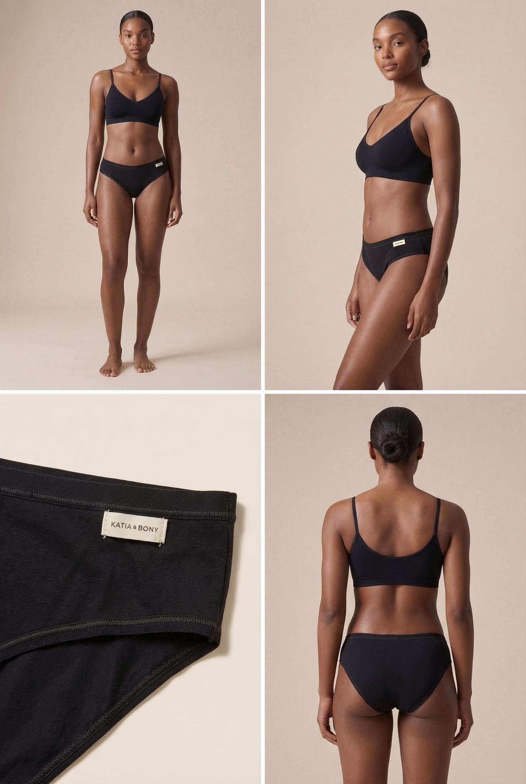 22503W3011 3PCK BASIC LASTİKLİ KADIN SLIP Siyah/Beyaz/NUDE