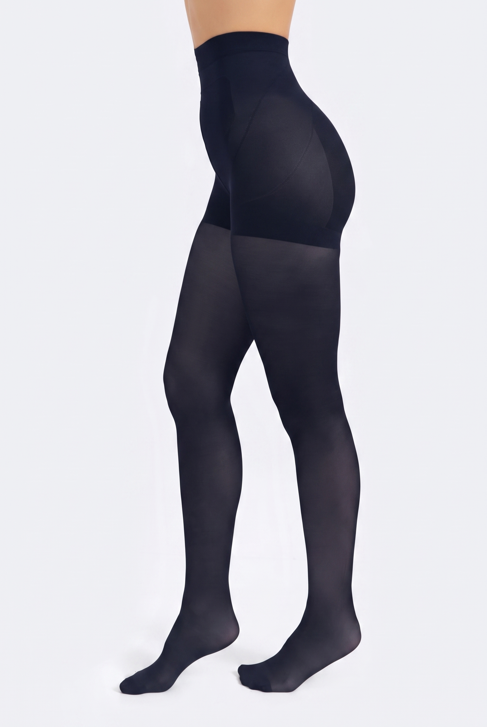 Women's 40 Denier Opaque Pantyhose Navy Blue
