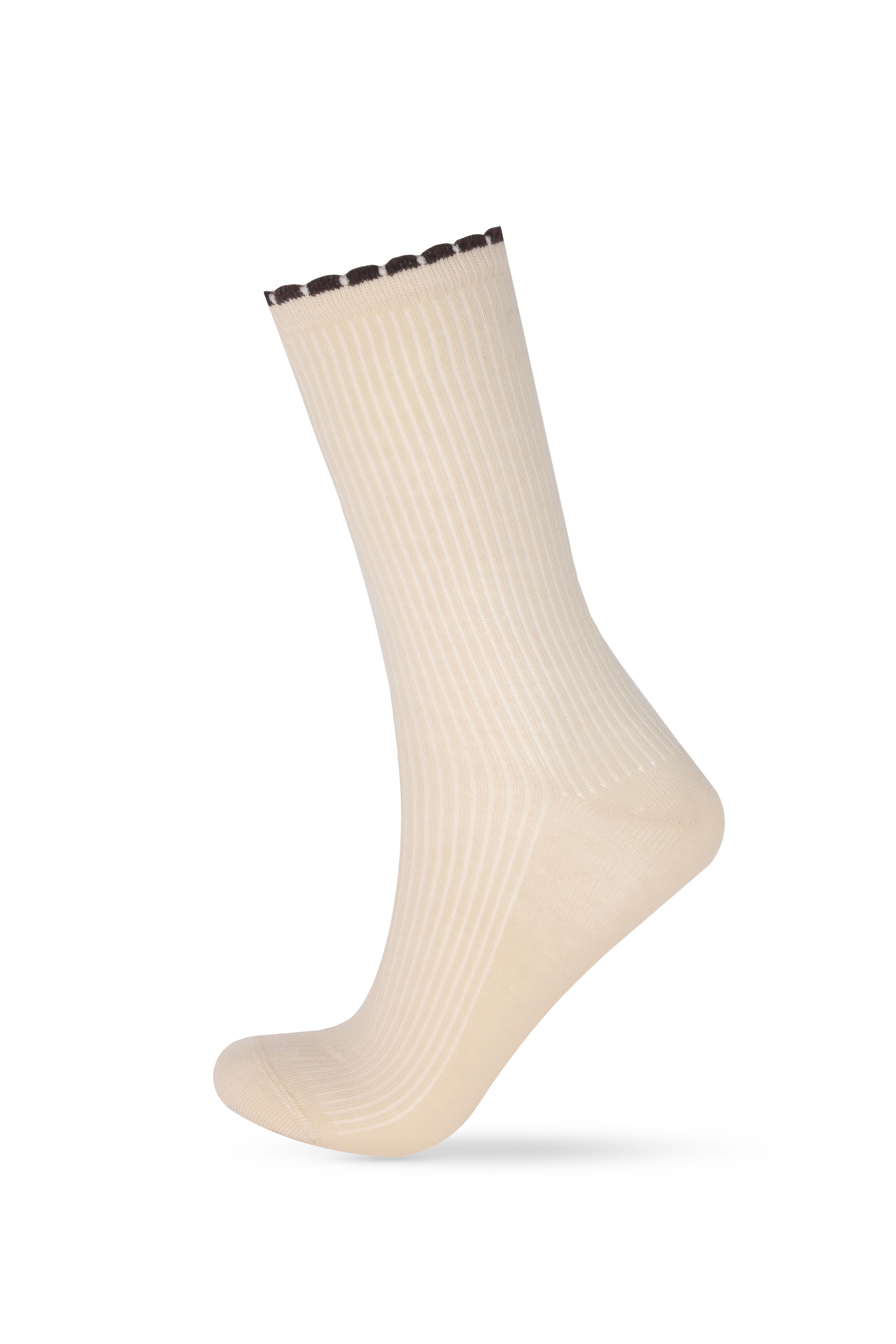 Kadın 4'lü Bileği Renkli Soket Çorap