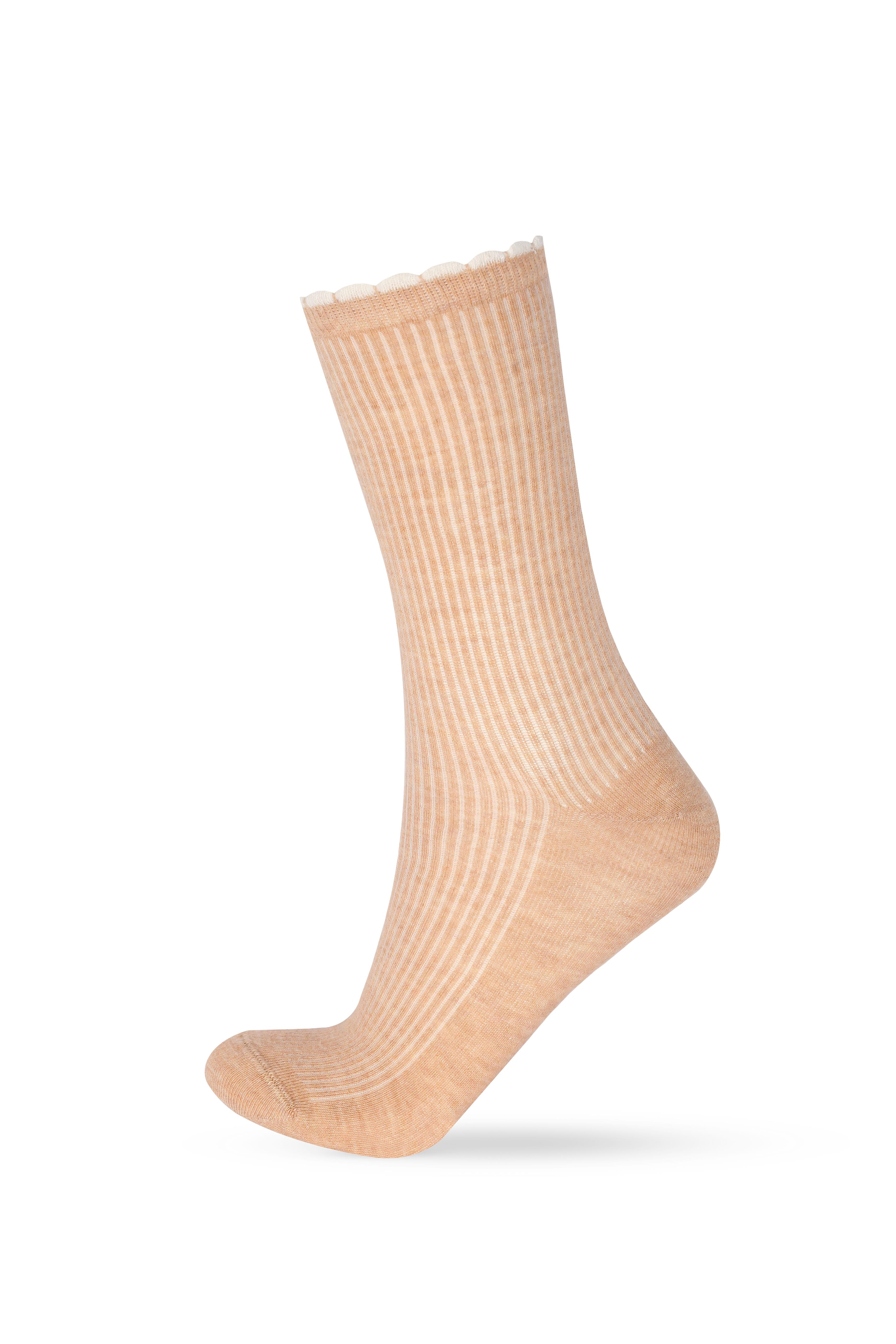 Kadın 4'lü Bileği Renkli Soket Çorap