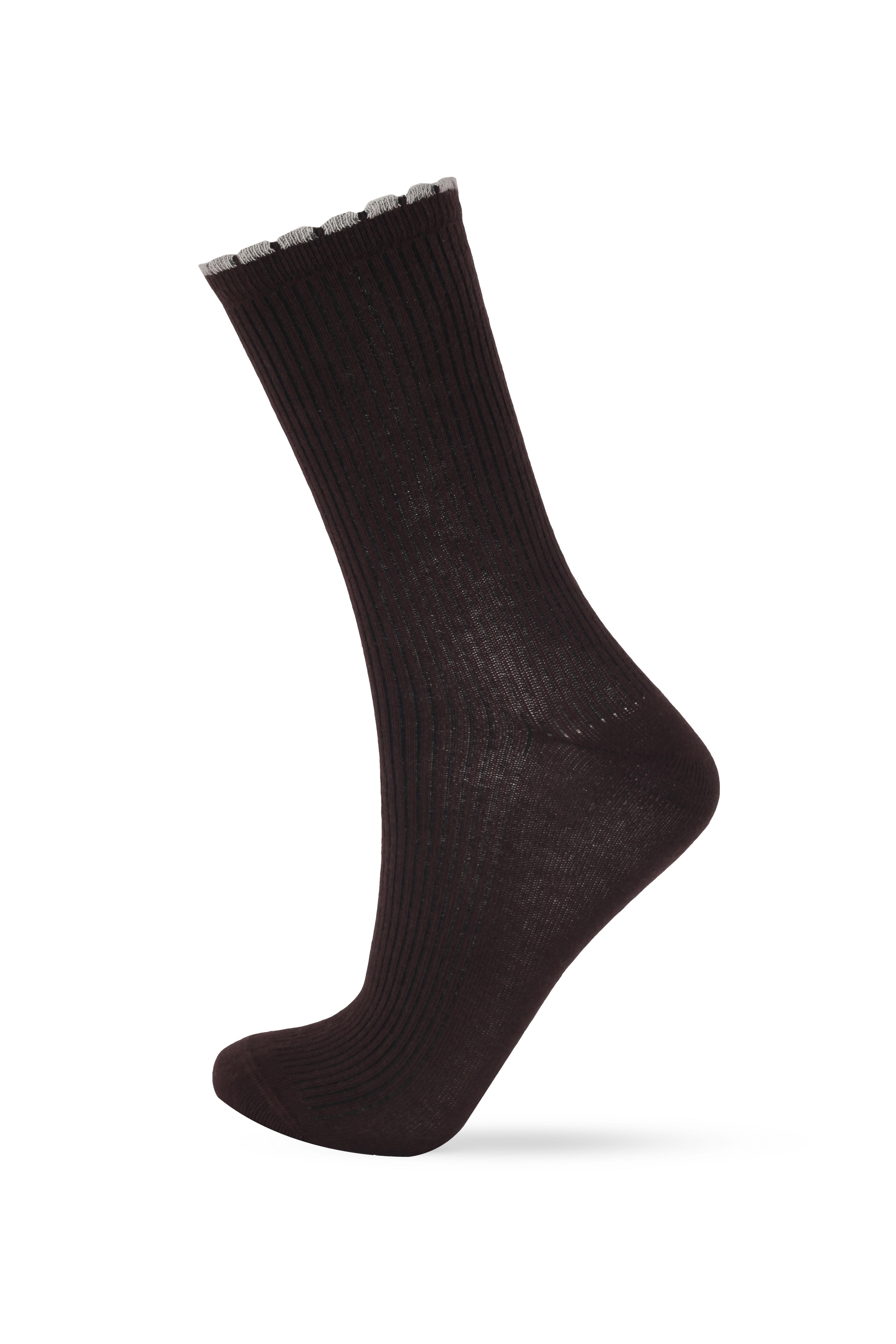 Kadın 4'lü Bileği Renkli Soket Çorap