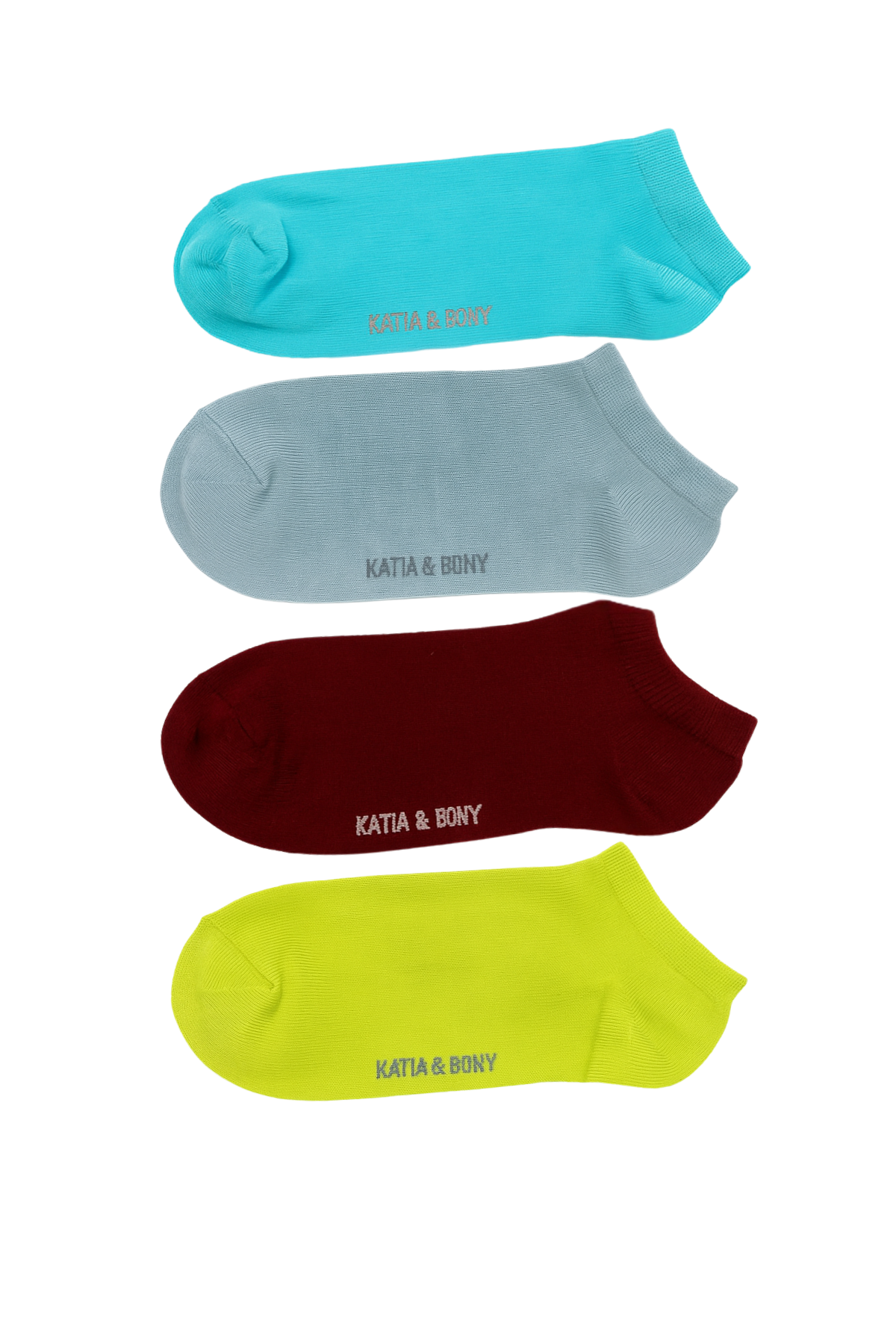 Kadın 4'lü Step Çorap Yeşil Karışık