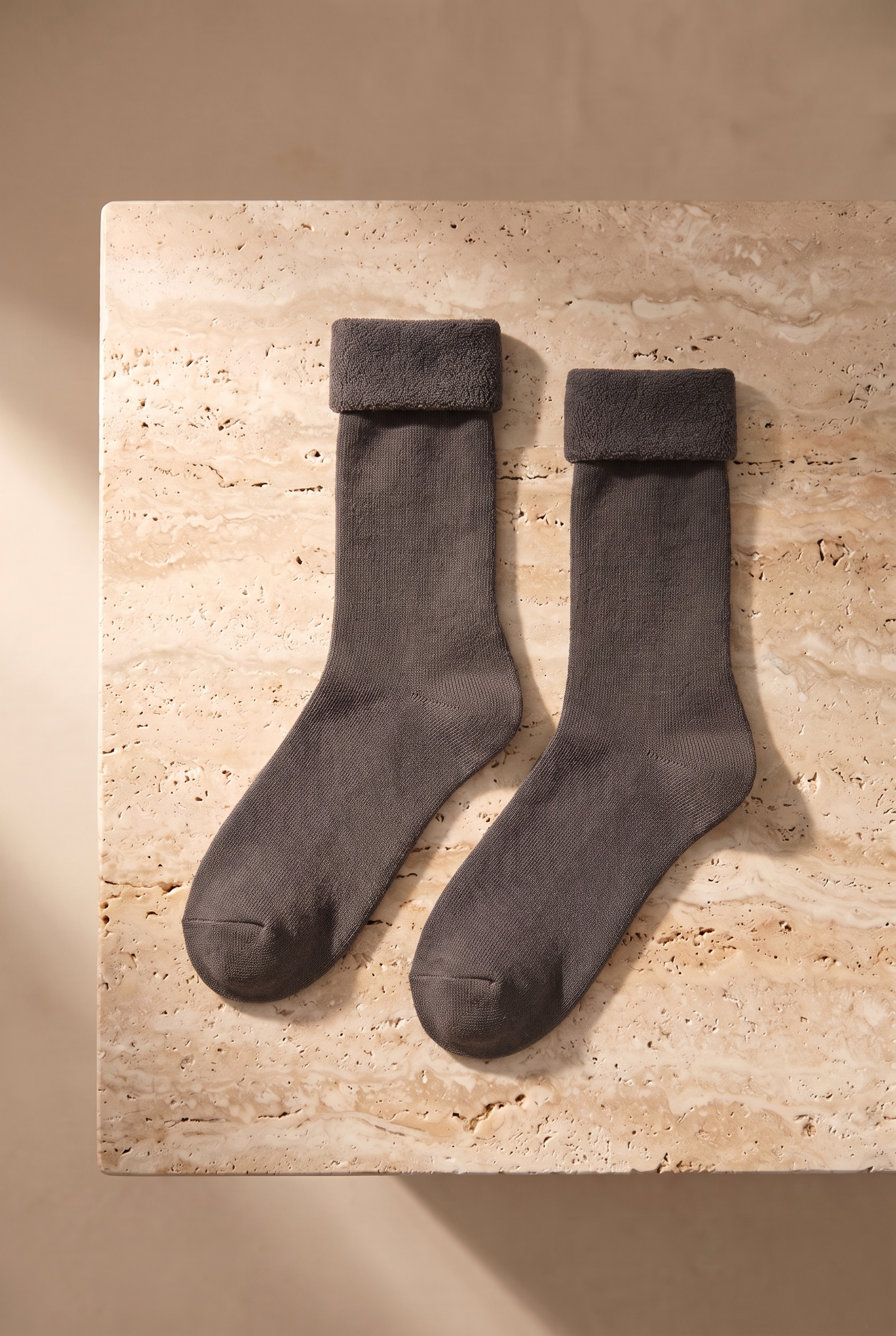 Kadın 5'li Paket İçi Havlu Soket Çorap Kahverengi Mix