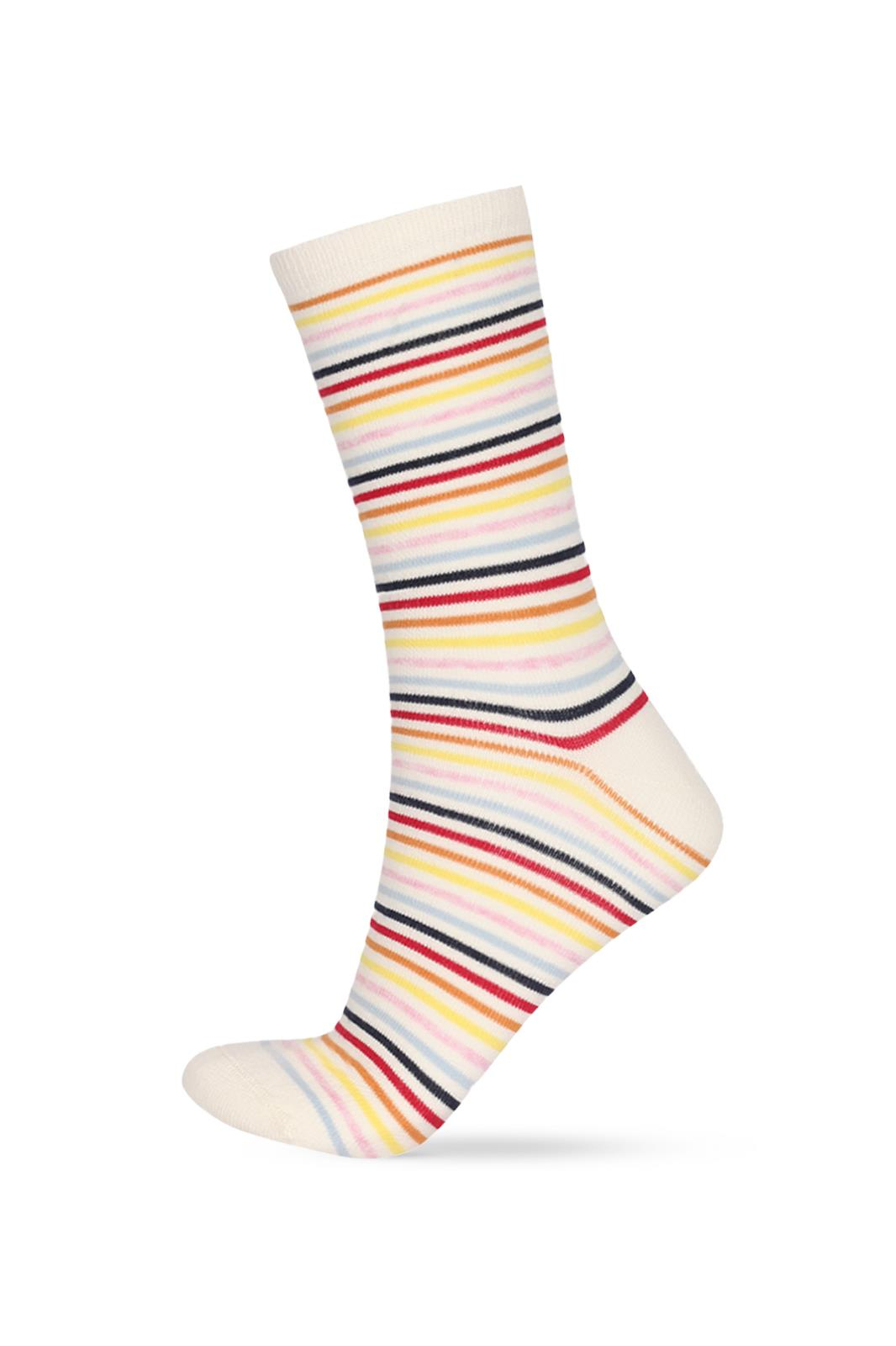 Kadın 6'lı Paket Kapli Desenli Soket Çorap