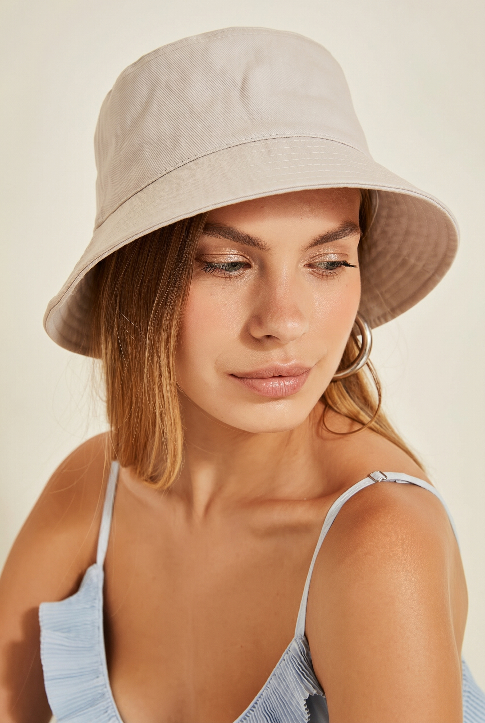 12605W5024 BASIC KADIN ŞAPKA LIGHT GREY