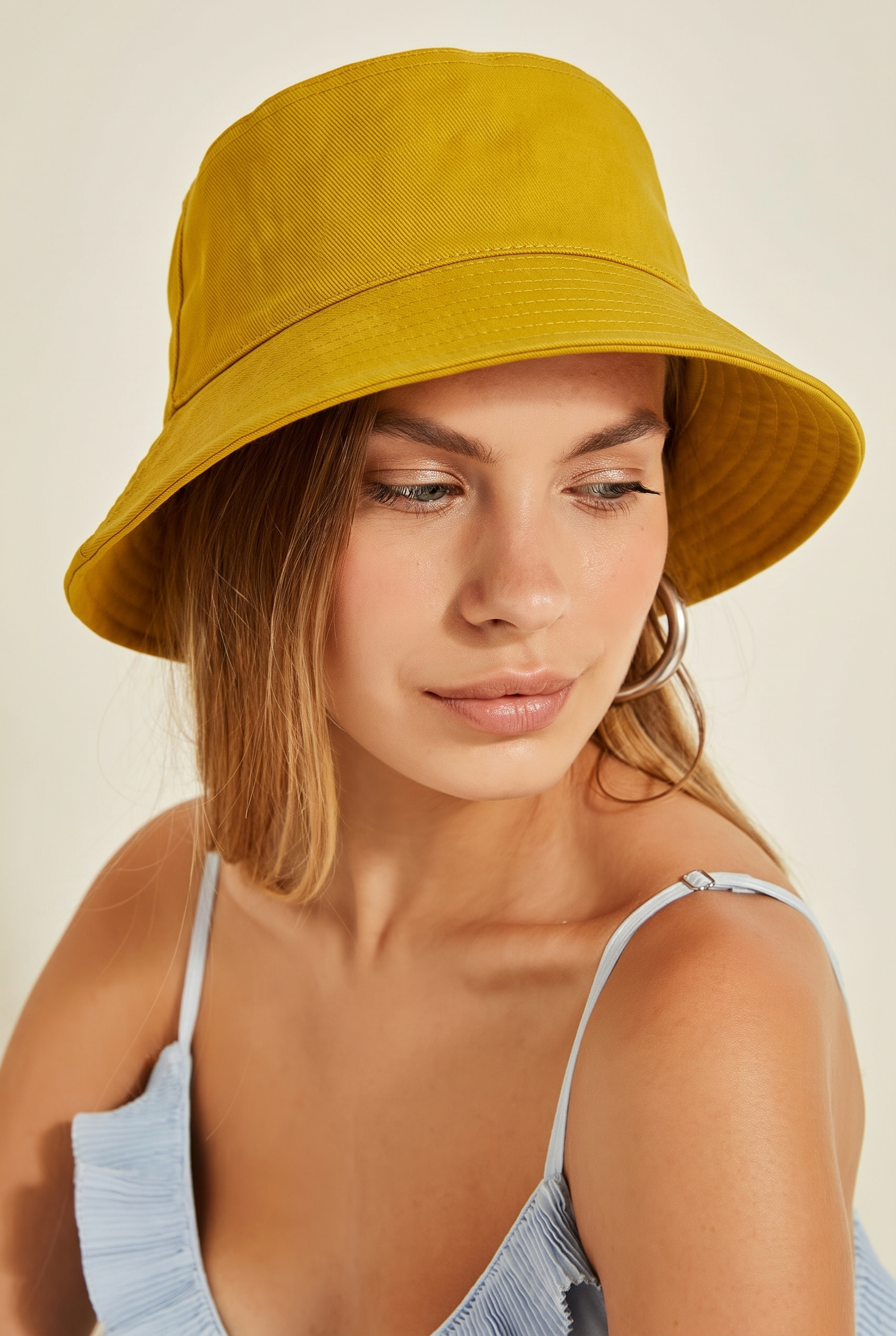 12605W5024 BASIC KADIN ŞAPKA Hardal